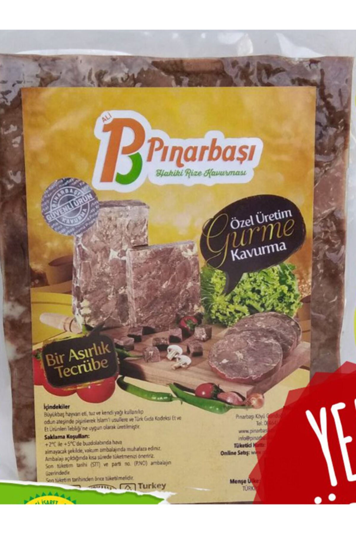 PINARBAŞI KAVURMA Gurme Özel Üretim Kavurma 1000 gr
