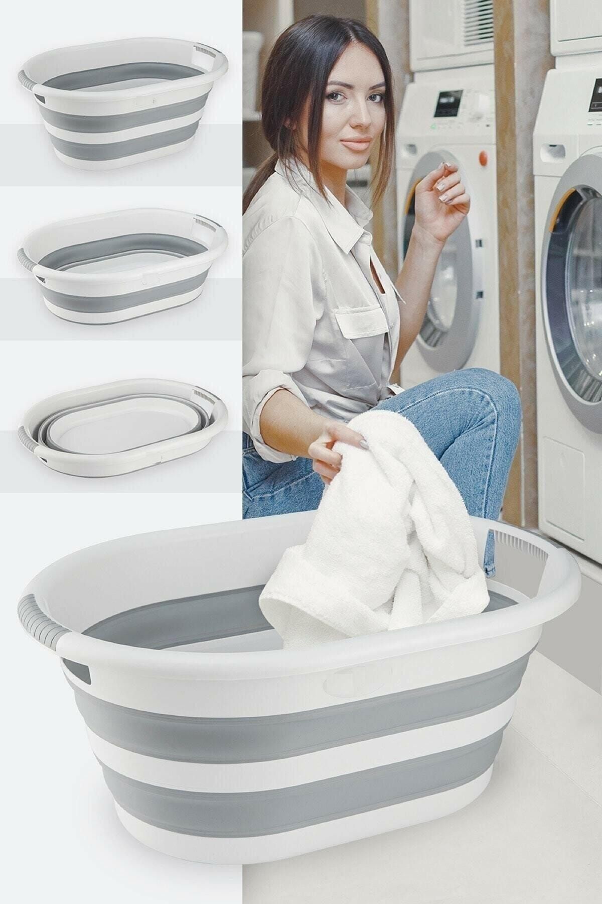 IRAK PLASTİK Zeren Katlanır Çamaşır Selesi 40 Lt