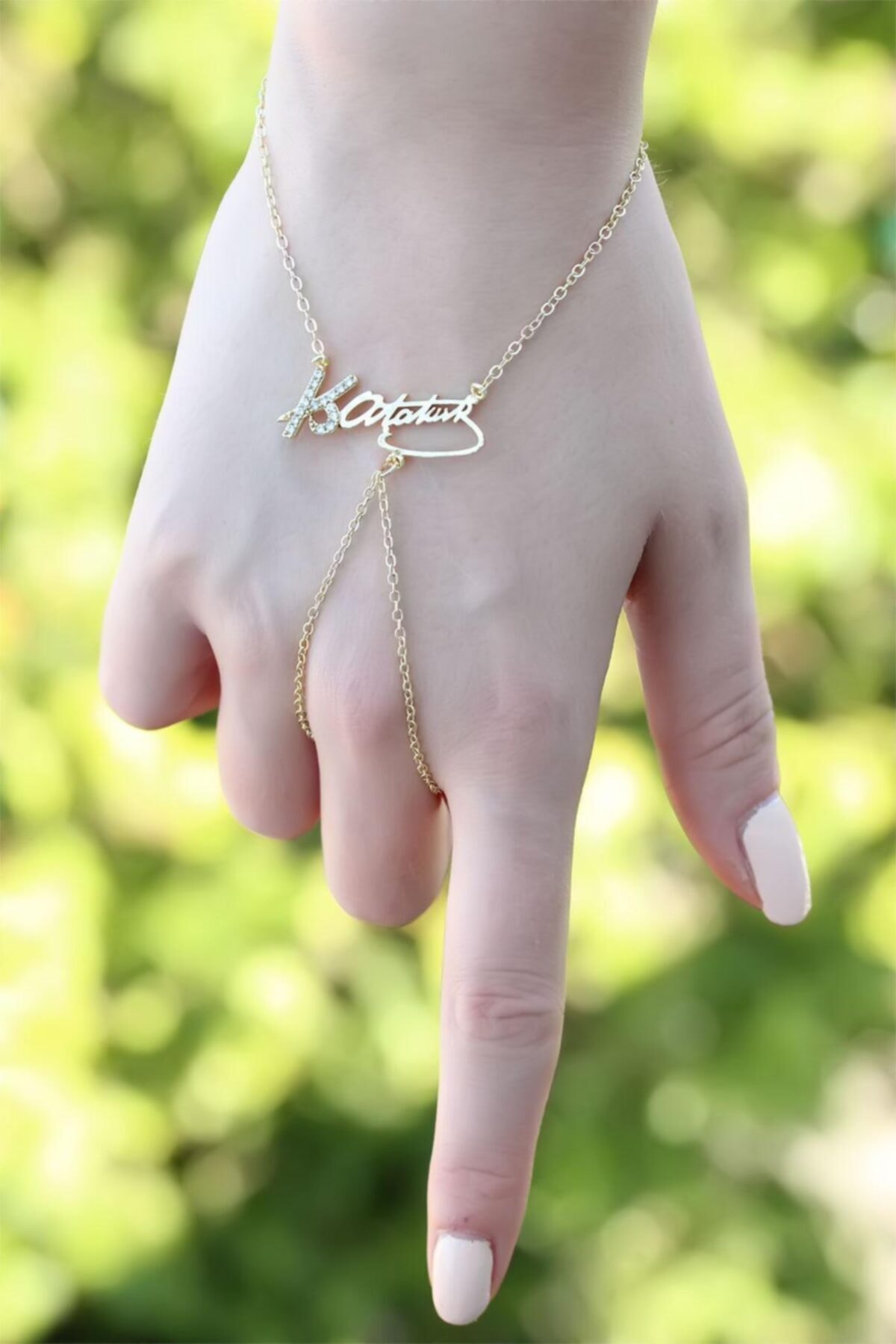 CCTB Zirkon Taşlı Şahmeran Bileklik