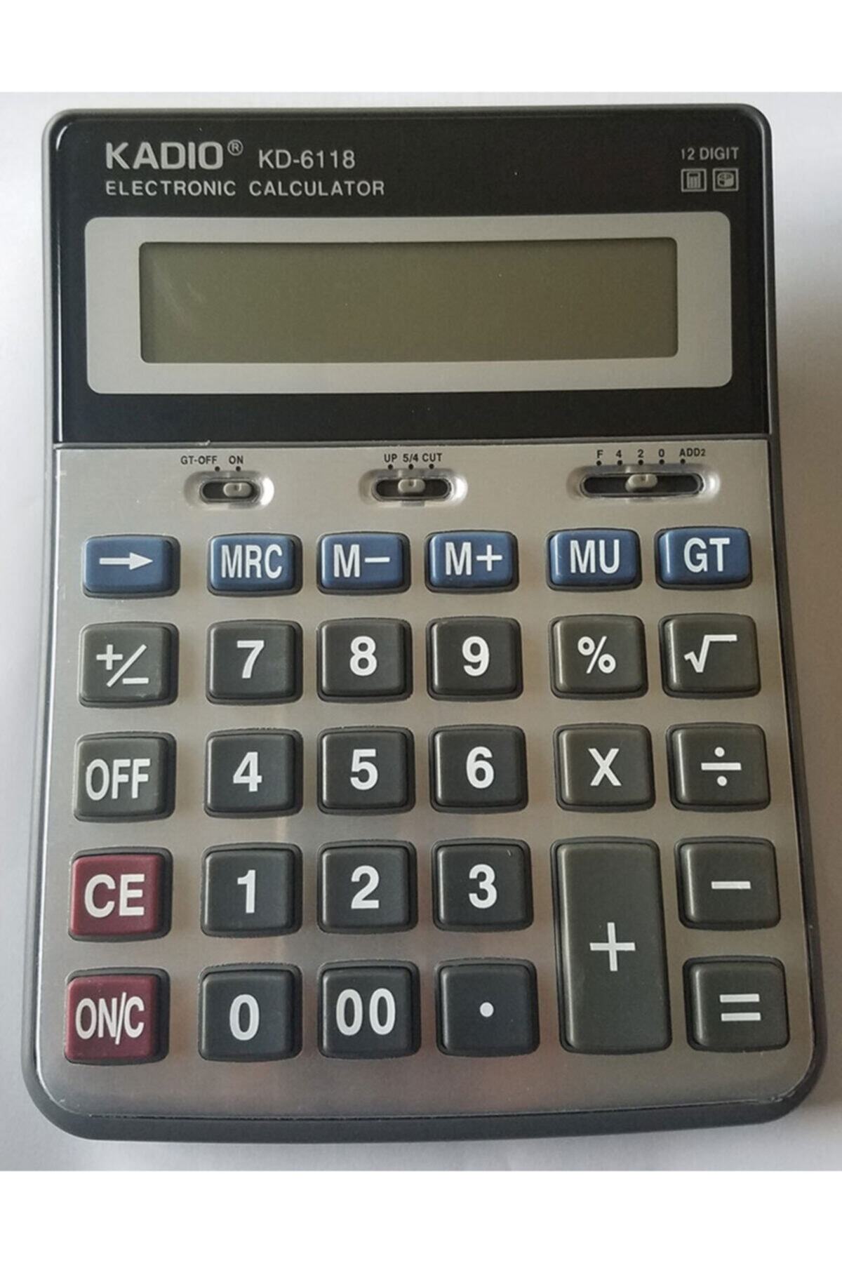 thepassioniz Kadio Kd-6118 12 Haneli Büyük Boy Hesap Makinesi