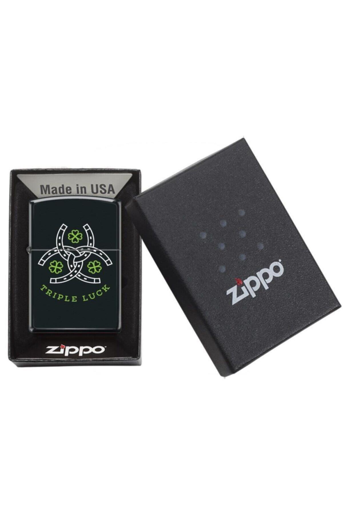 Zippo 218 Triple Luck Design