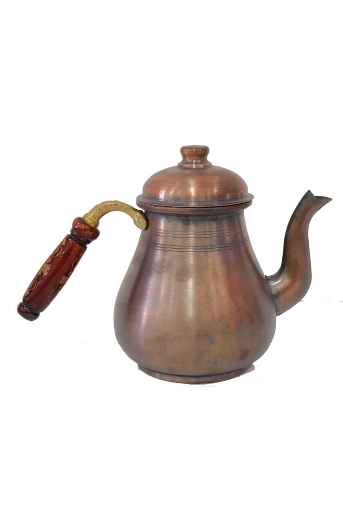 Anka Eskitme Bakır Kahveci Demlik No 3