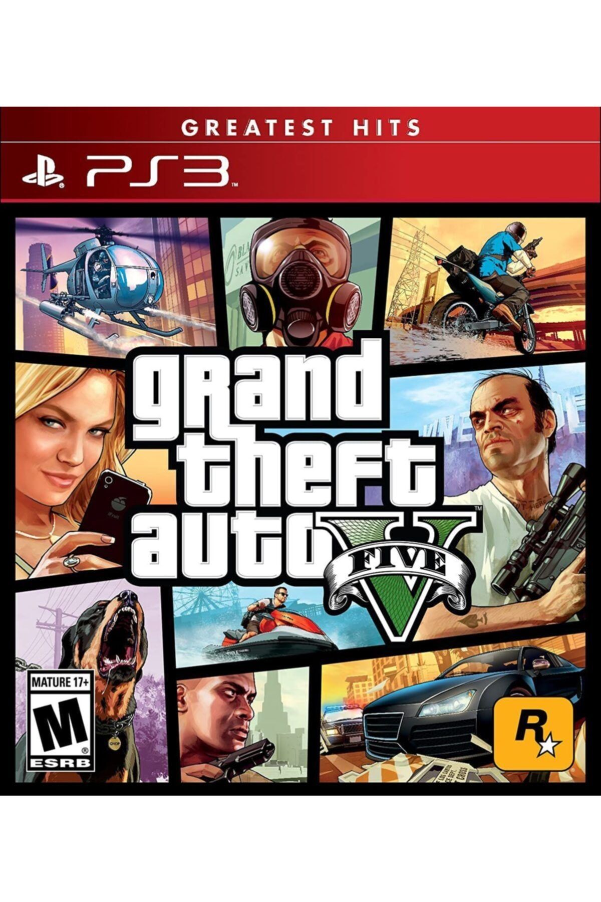 RockStar Games Ps3 Gta 5 Grand Theft Auto V Teşhir Ürün Orjinal Kutulu Oyun