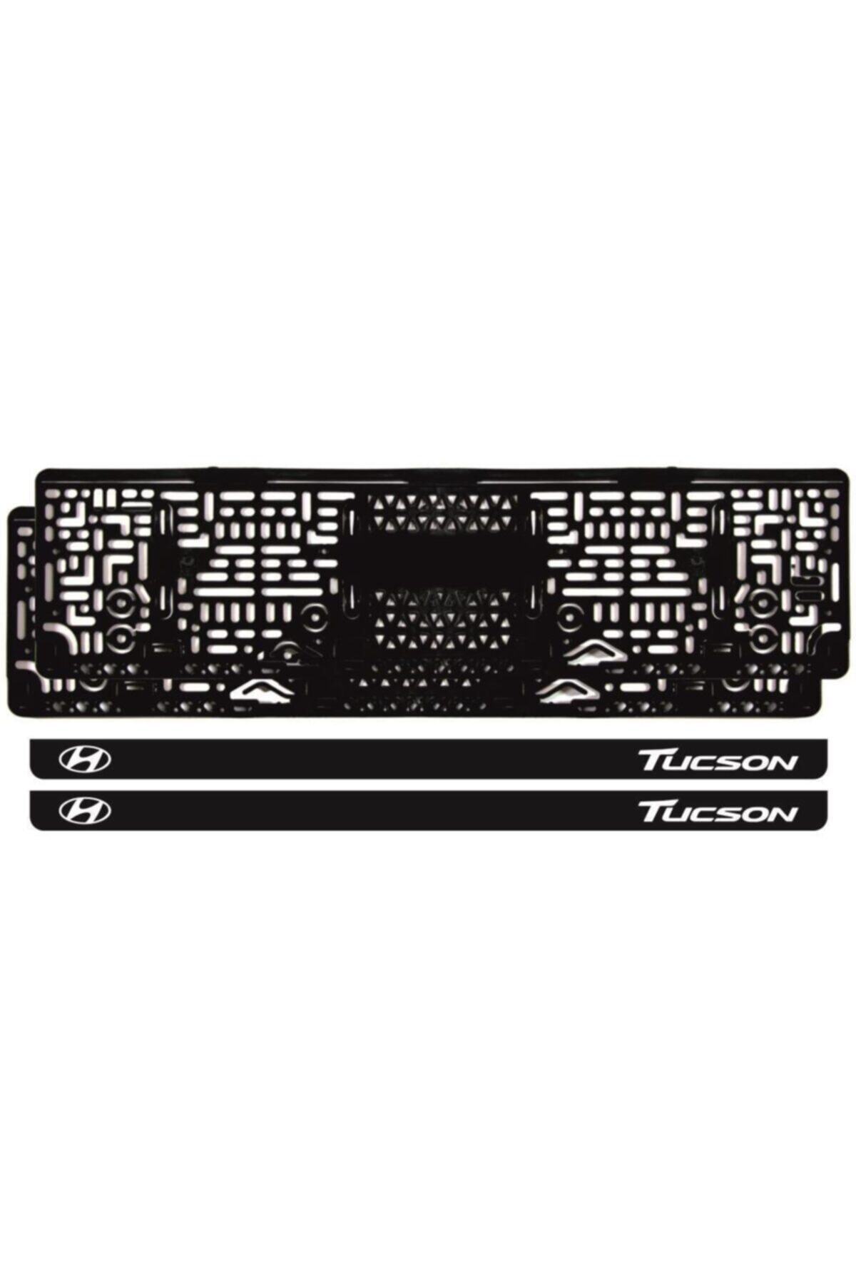 Ömr Dizayn Hediye Tucson Logolu Uv Takmatik Plakalık Oto Aksesuar Tuning