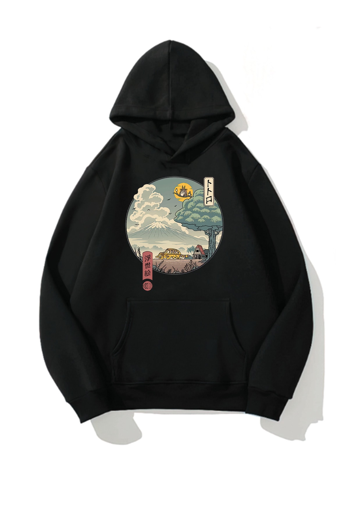 synergytr Mountain Oversize Kapüşonlu Sweatshirt