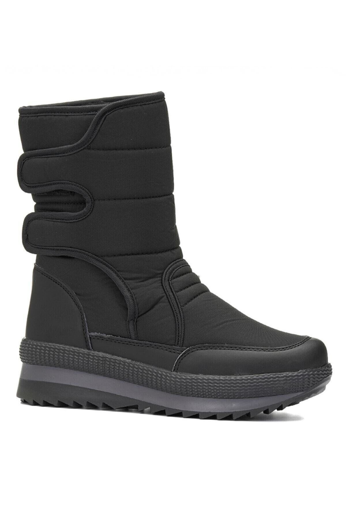 ALTUNTAŞ Unisex Kar Botu - Siyah