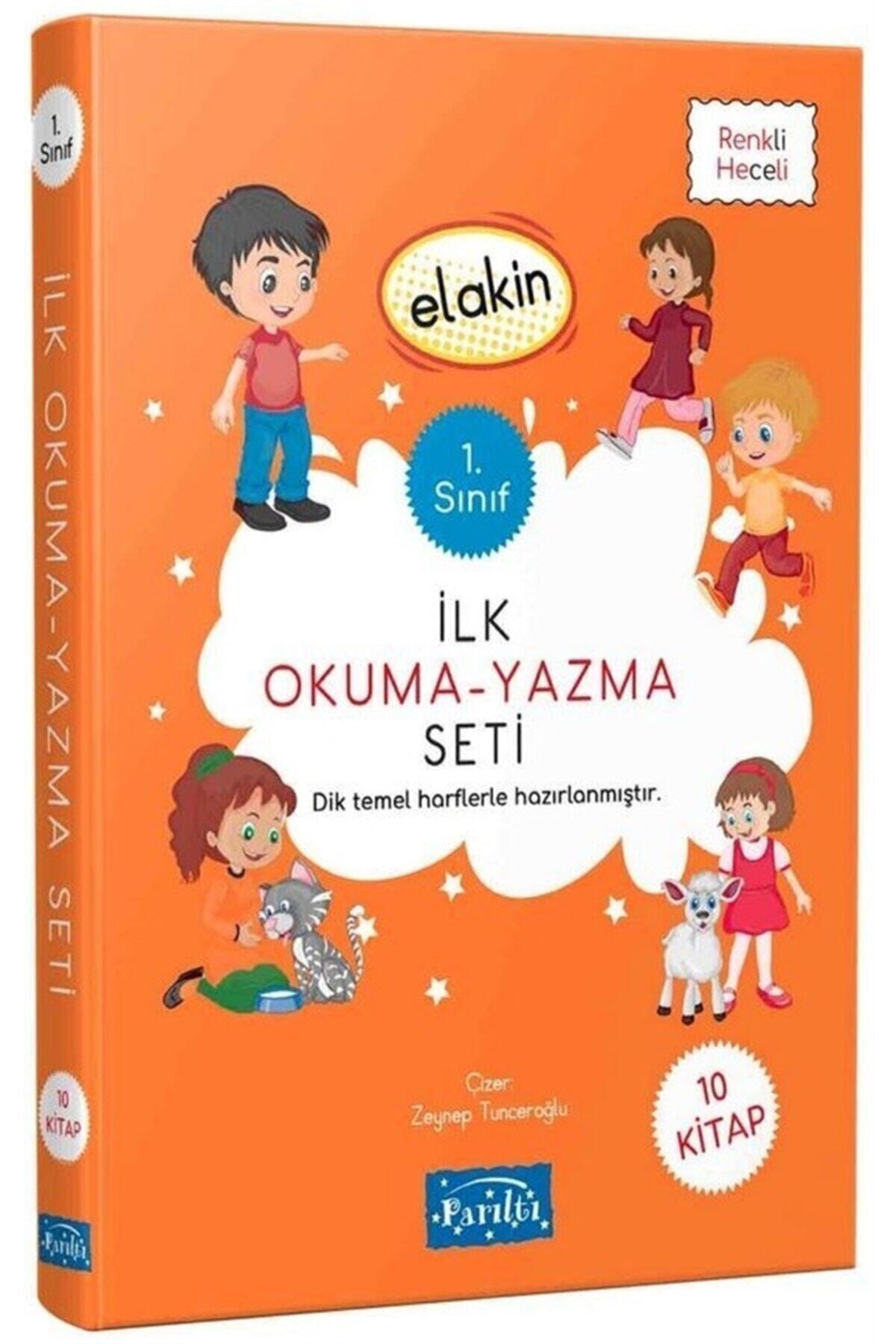 Parıltı Yayınları 1. Sınıf Elakin – Ilk Okuma-yazma Seti (10 Kitap Takım) - Kerem Altındağ 2021081611211