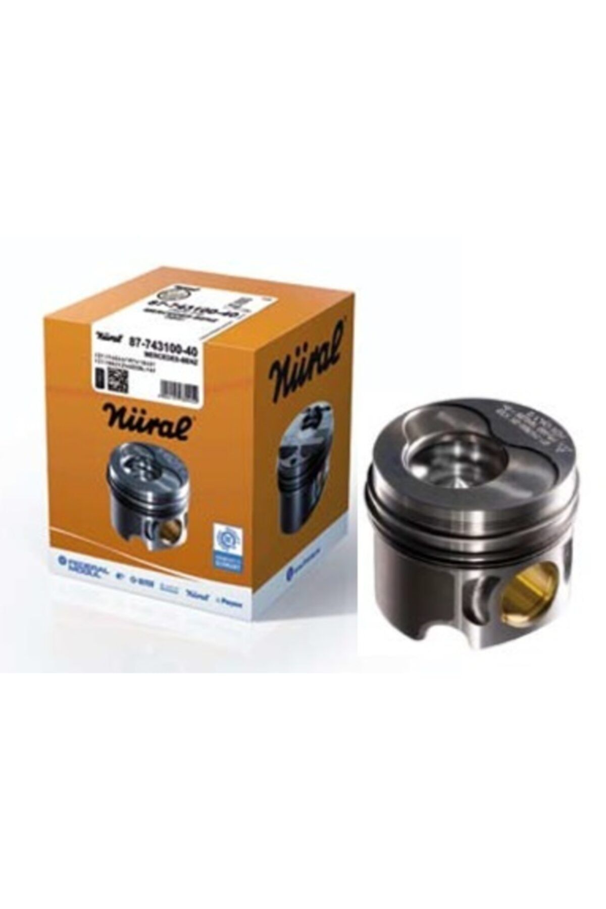 Heropar Bmw Uyumlu E34 Ve E36 M40 Motor 84mm Std. Nüral Piston Set 11251739301