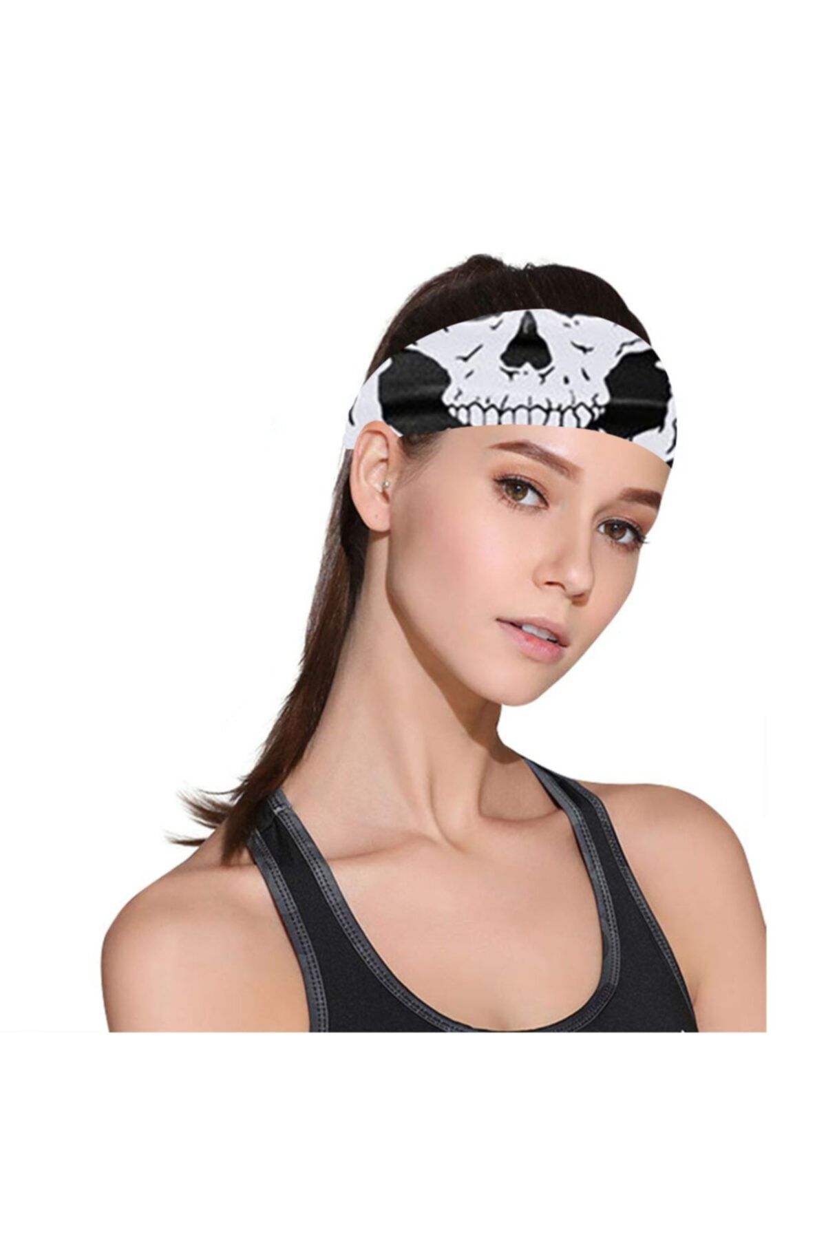 Knmaster Danger Kadın Saç Bandı Fular Bandana Bone Taç Toka