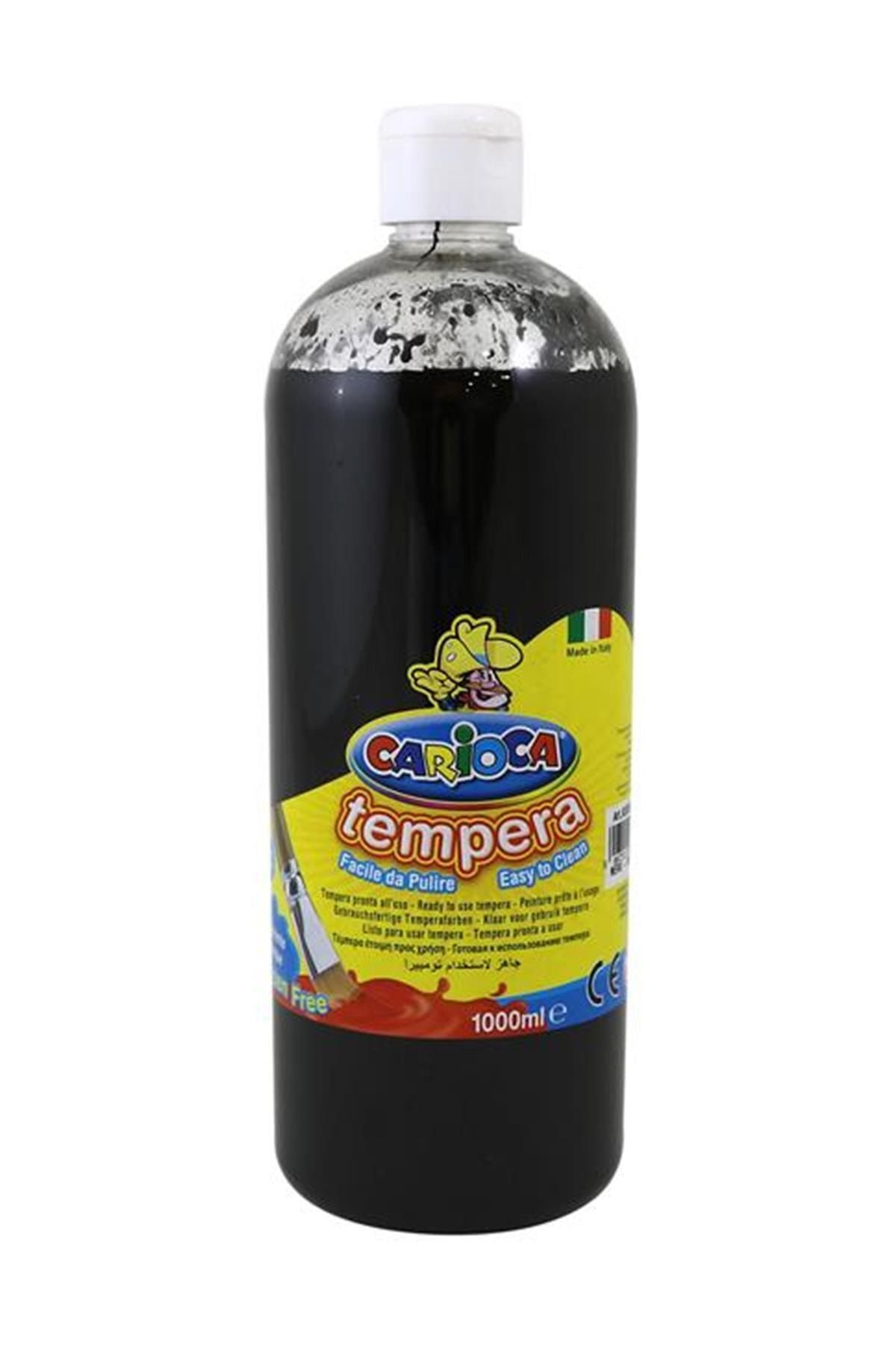 CARIOCA Tempera Siyah Guaj Boya 1000 Ml