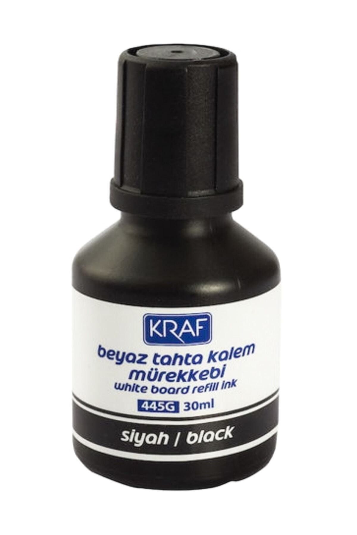 KRAF Beyaz Tahta Kalemi Mürekkebi 30 ml Siyah Tx