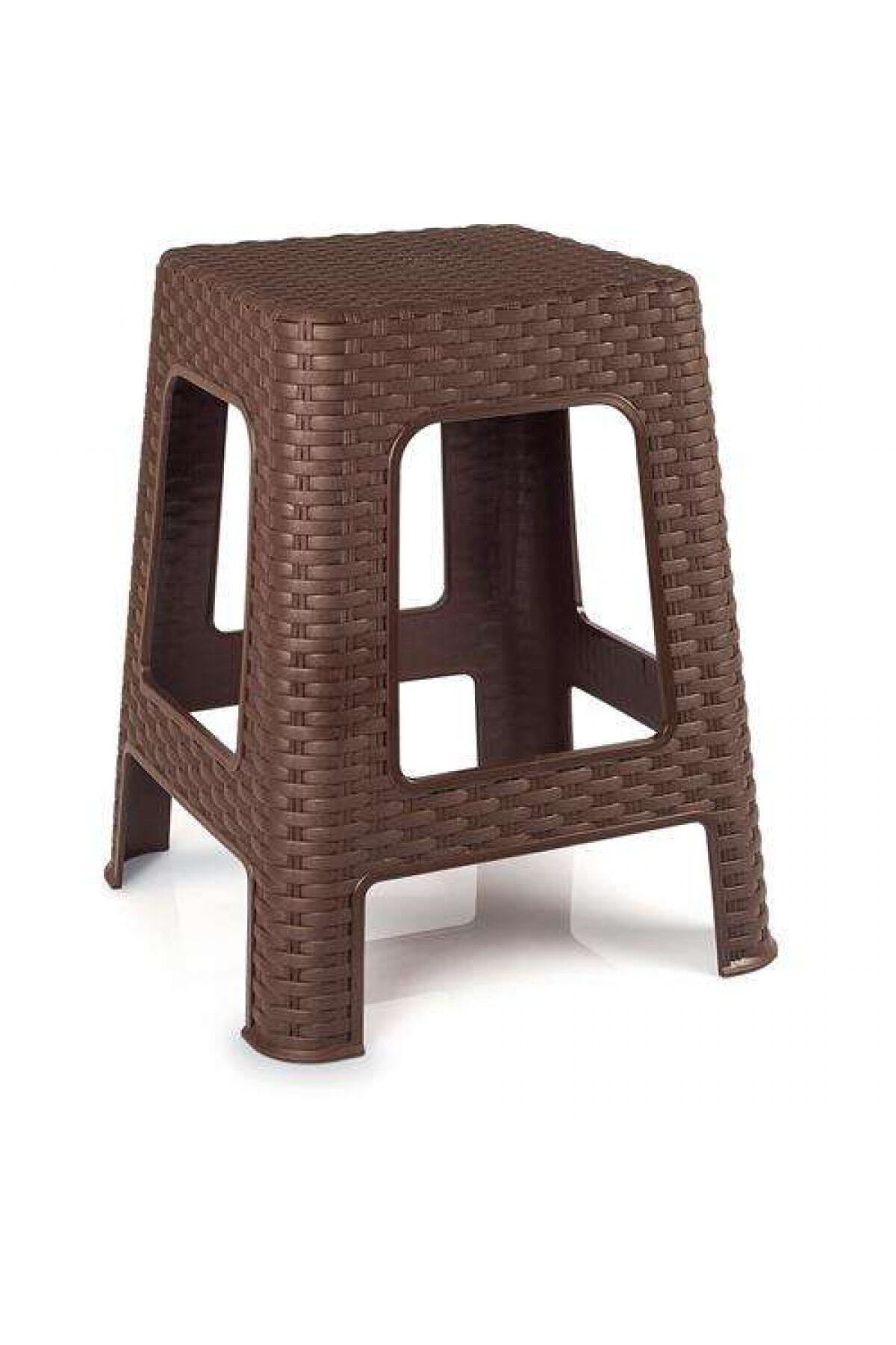 HomeCare Big Kahverengi Rattan Tabure 714669 6 Lı