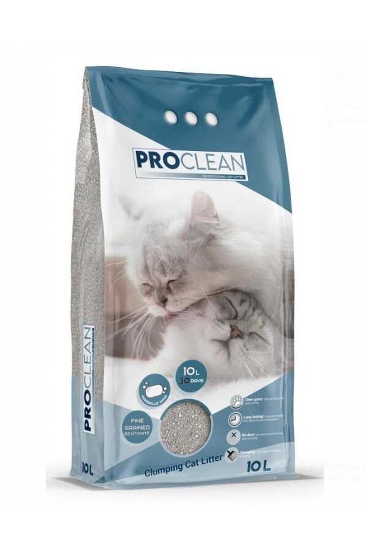 ProClean Marsilya Sabun Kokulu Topaklanan Ince Taneli Kedi Kumu 10 Lt