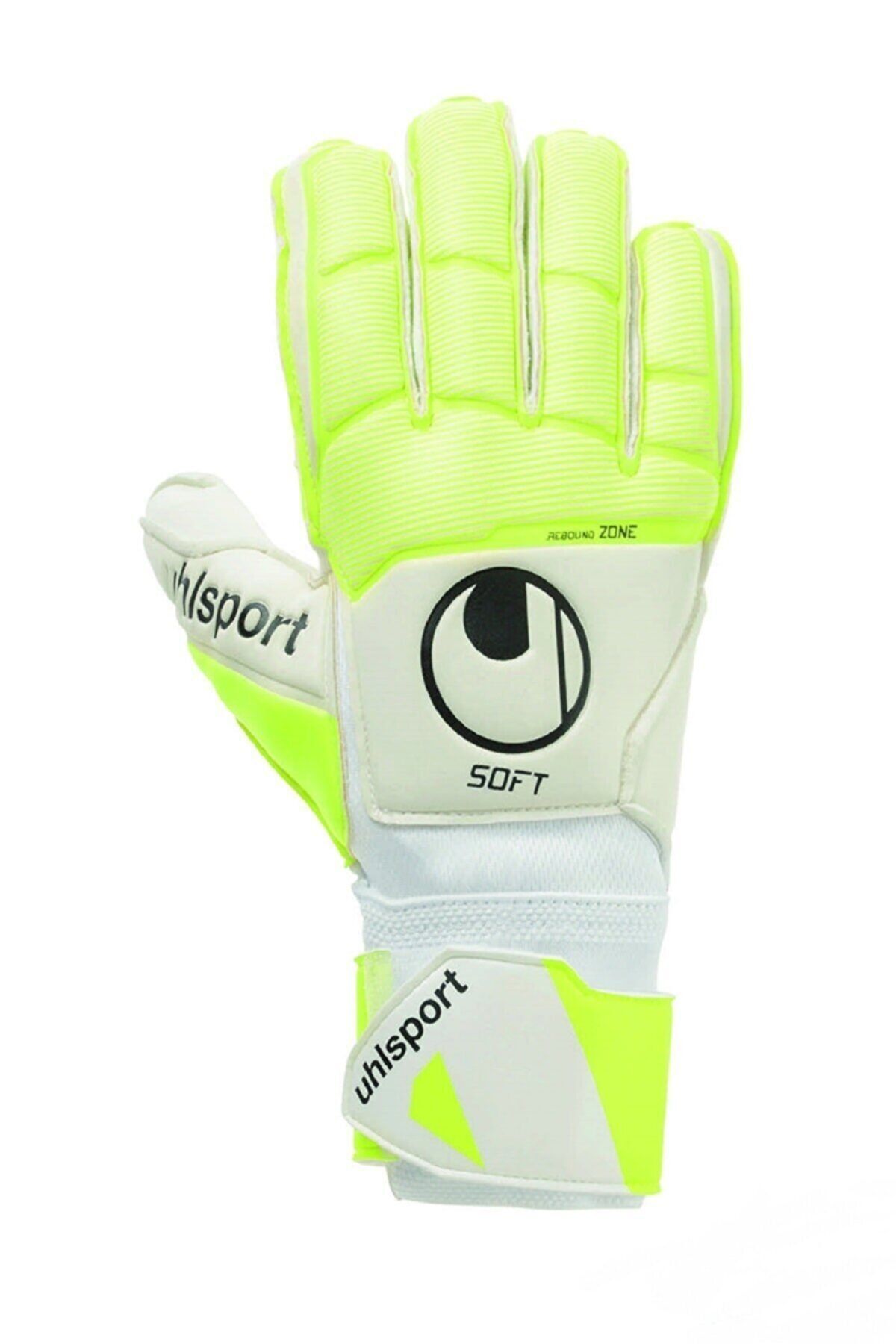 UHLSPORT Pure Alliance Soft Flex Frame Fosfor Sarı Beyaz Siyah Pro Kaleci Eldiveni 101117101