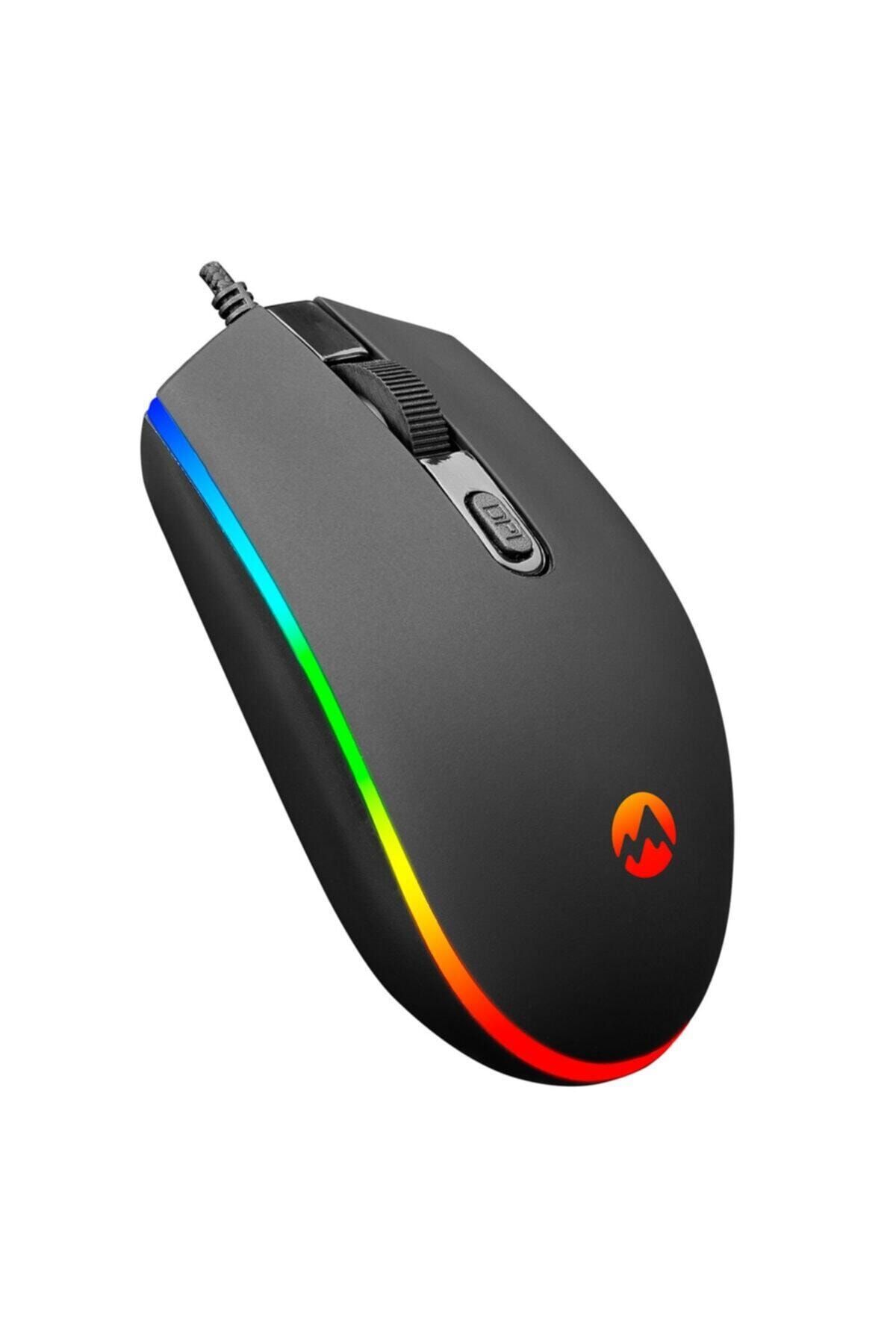 Everest Sm-gx66 Rgb Ledli Işıklı Kablolu Mouse Gaming Oyuncu Mouse