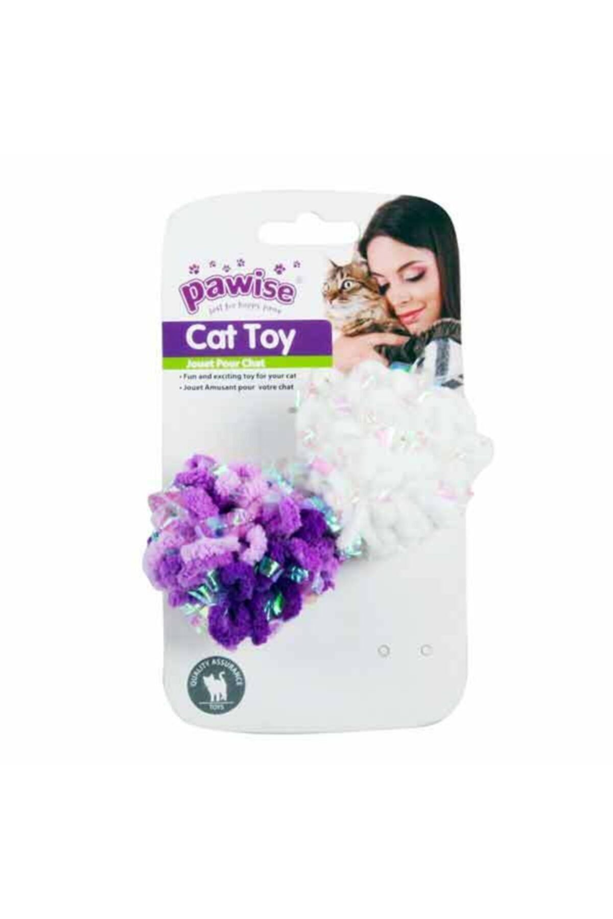 HİLALSHOP Pawise 2 Pk Glitter Caddice Balls