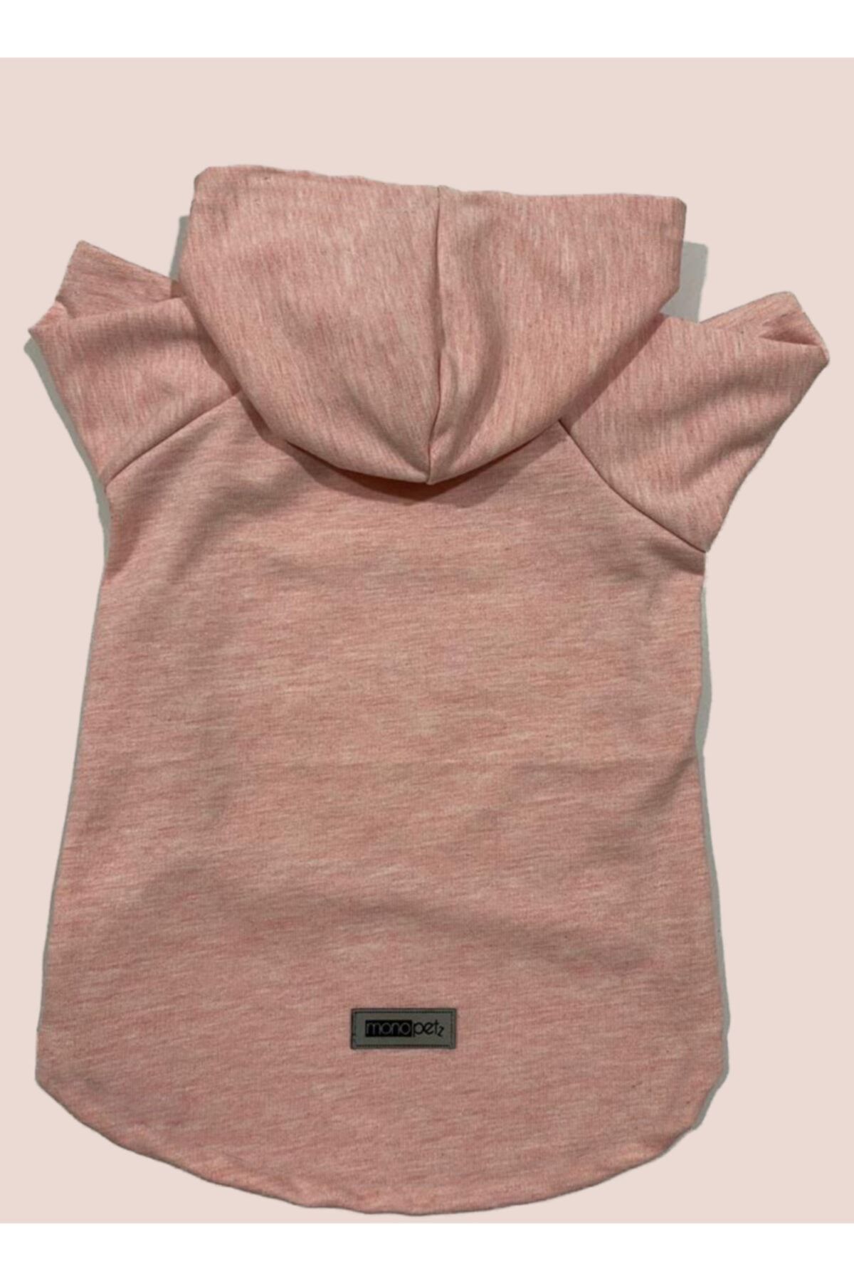 Monopetz Kapişonlu Sweatshirt Köpek Ve Kedi Kıyafeti - Düz Koyu Pembe - Xl Beden