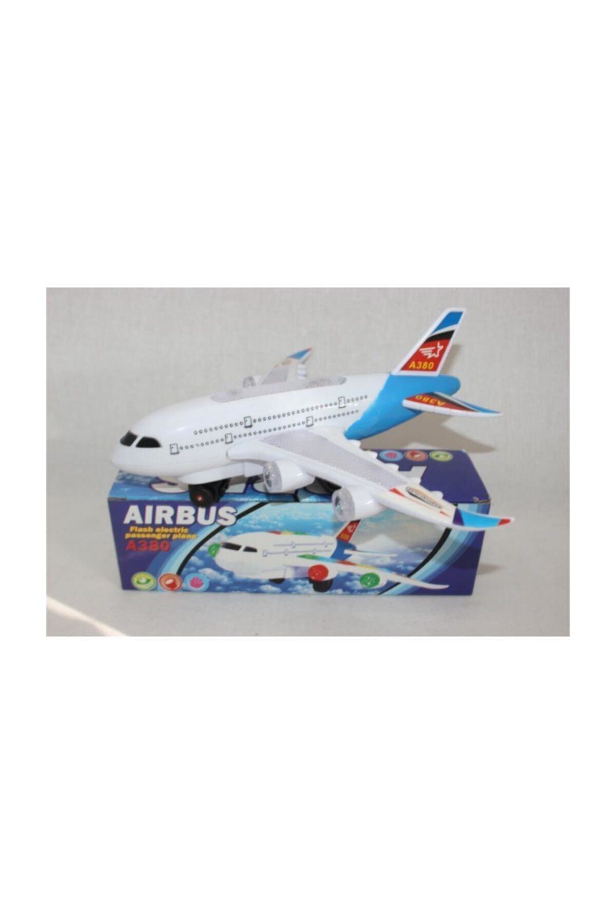 Brother Toys Pilli Işıklı Sesli Airbus A380 Oyuncak Uçak