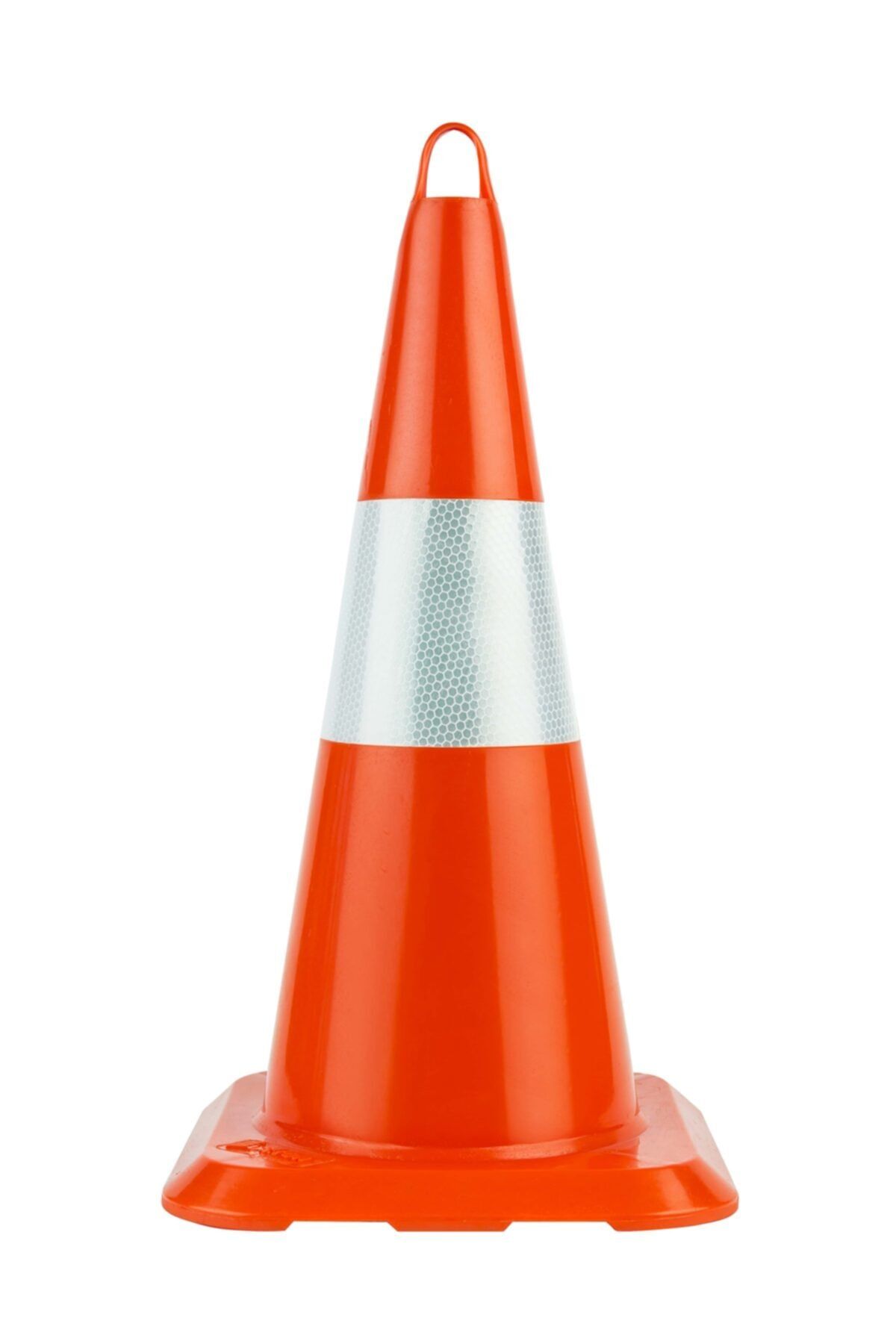 Üstün 50 Cm. Kırılmaz Trafik Konisi (tek Reflektifli)
