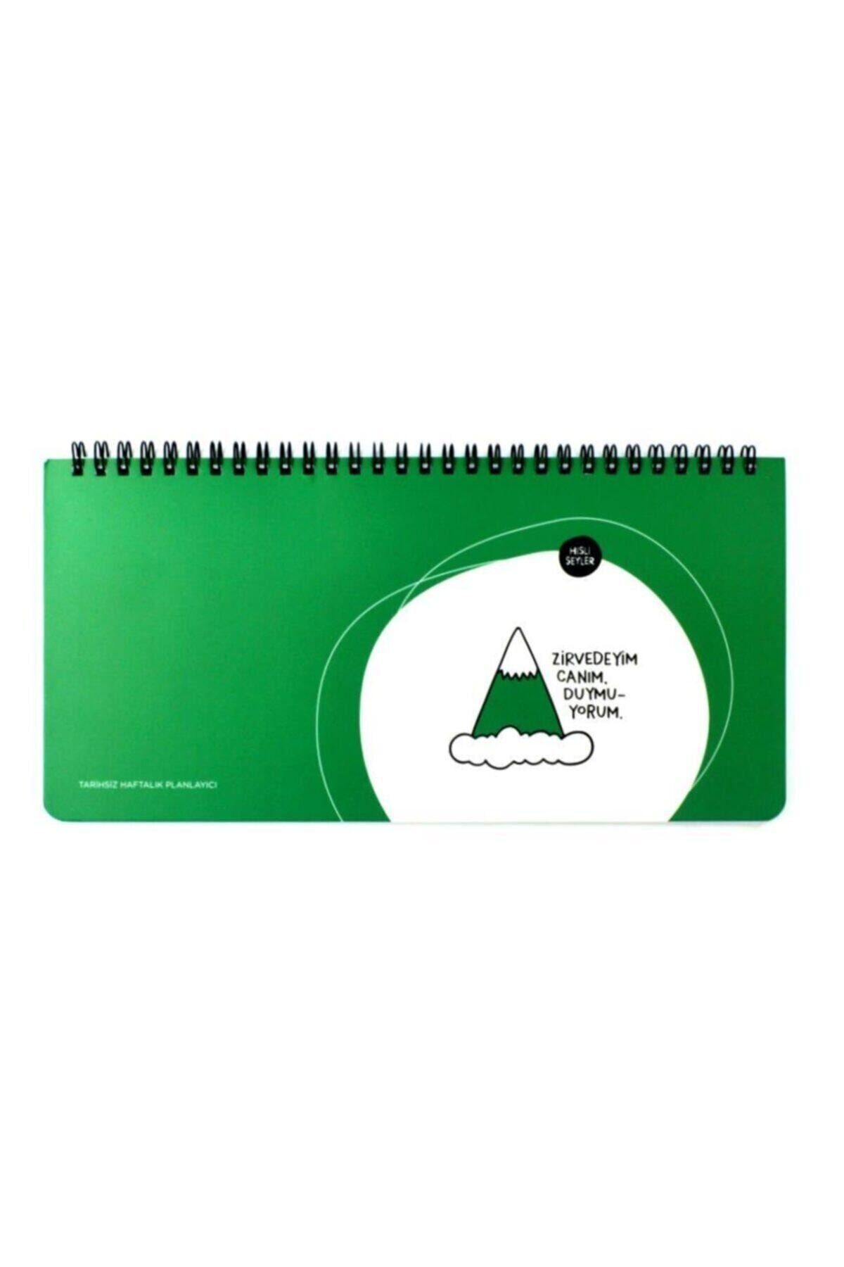 Hisli Şeyler Planner Spiralli 13x27 Cm Hisli Şeyler-zirvedeyim Canım Duymuyorum