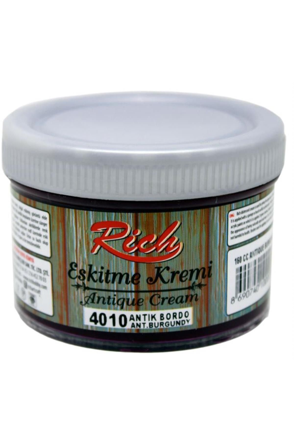 Rich Marka: Eskitme Kremi 4010 Antik Bordo 160 Cc Kategori: Ebru Seti
