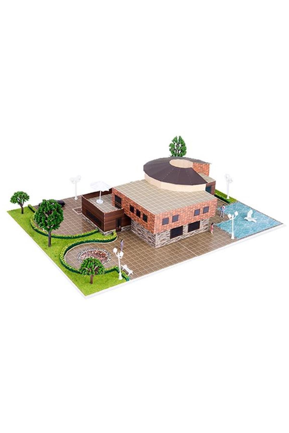 ASMEYAL Marka: 3 Boyutlu Modern Villa Maket Yapım Seti 1/75 Kategori: Ebru Seti