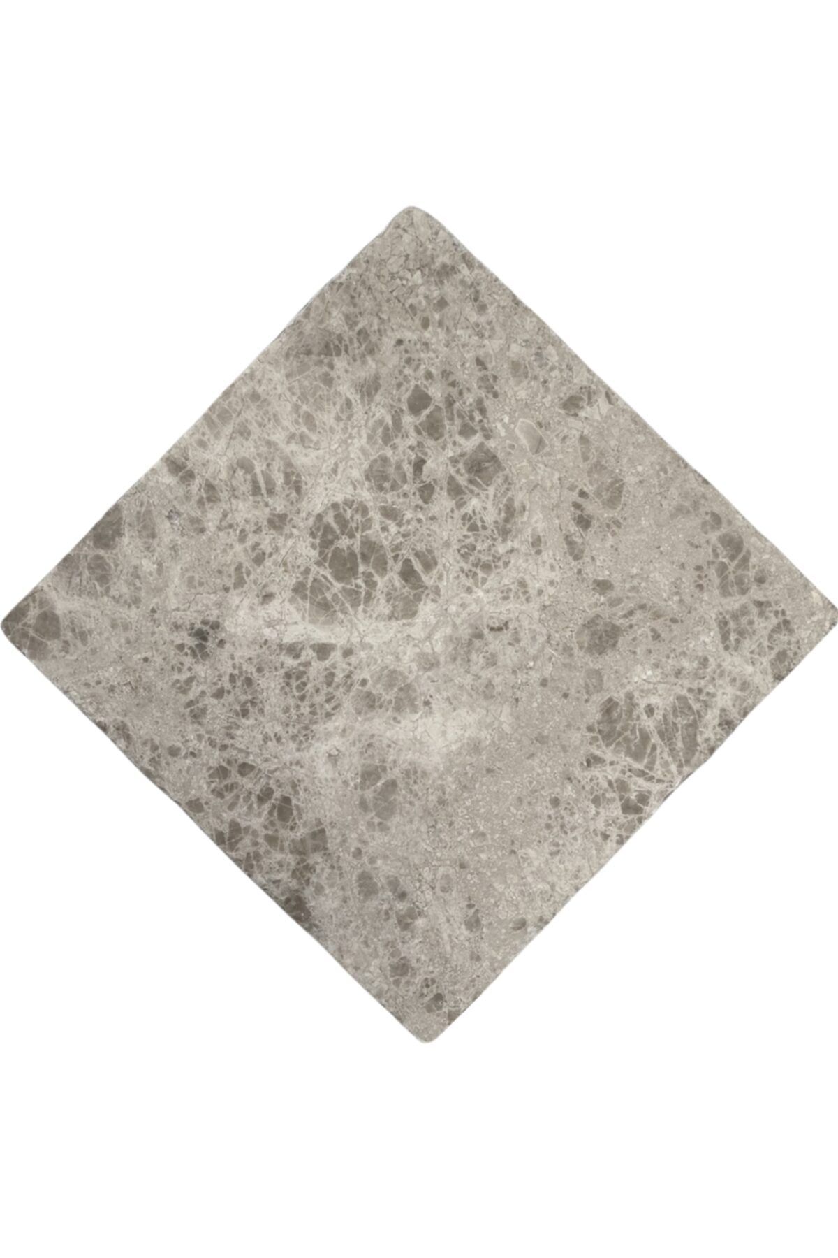 LENA CENTER Tekli 1x15x15 Cm %100 Gri Mermer Sunumluk