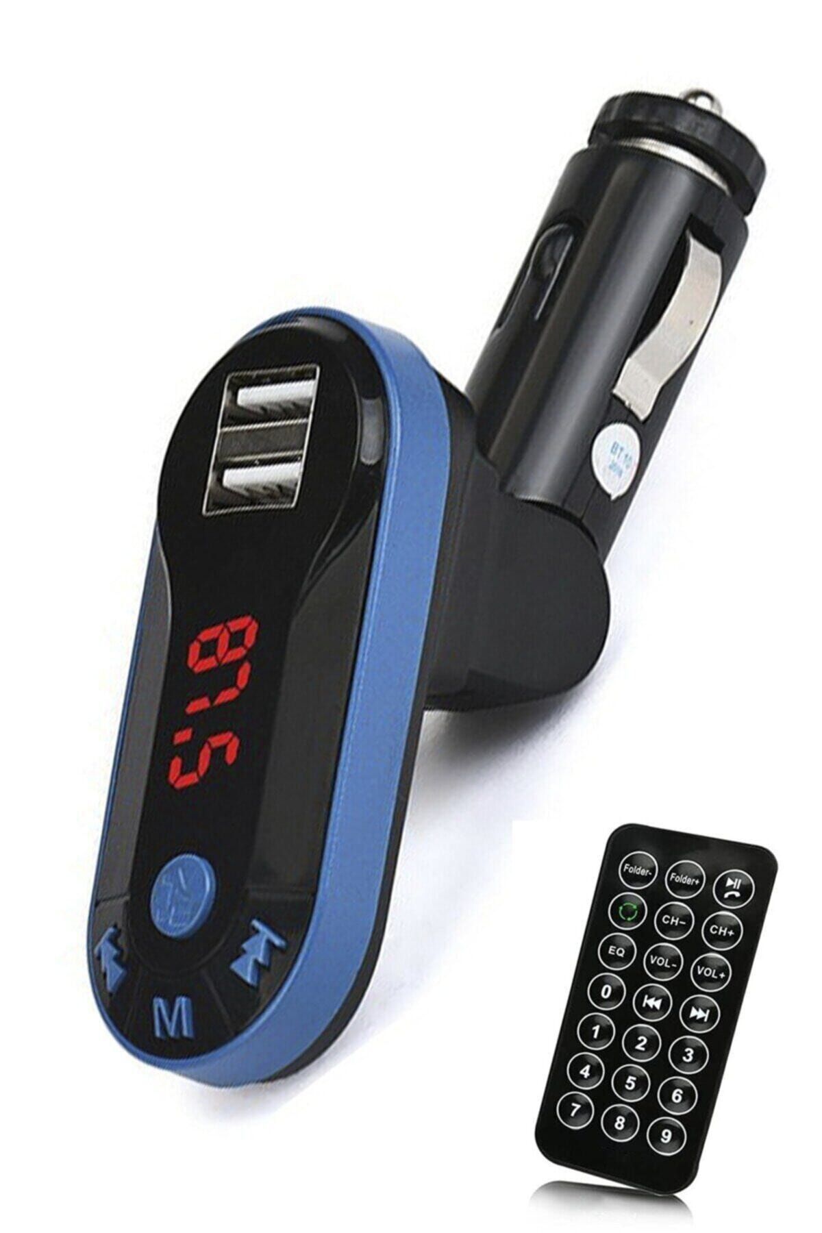 AYKIZ Honor 6x Uyumlu Fm Transmitter Araba Çakmaklık Şarj Bluetooth Müzik Kiti