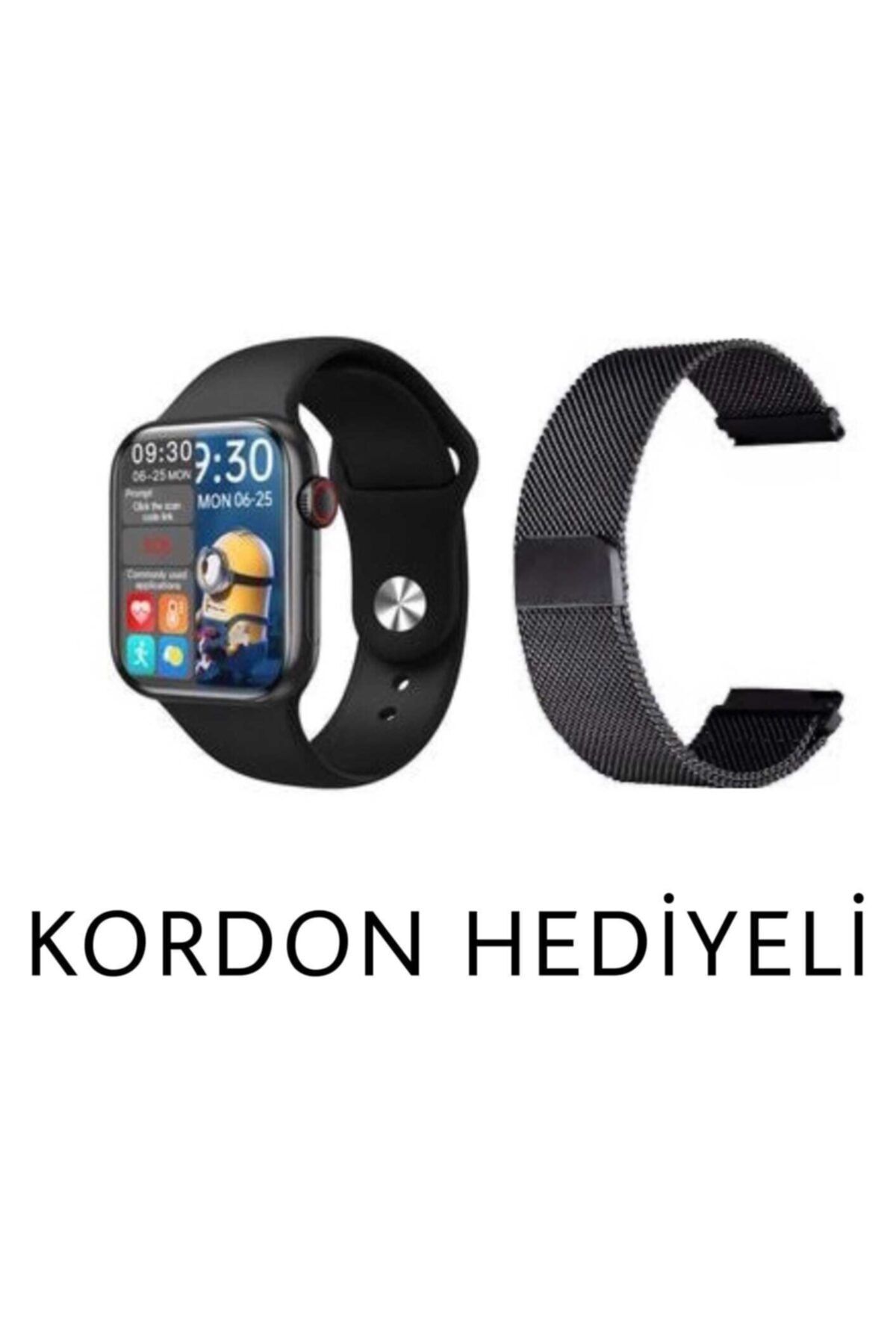 Libby Iphone Ve Android Uyumlu Suya Toza Dayanıklı Türkçe Menülü Akıllı Saat Siyah Hw16