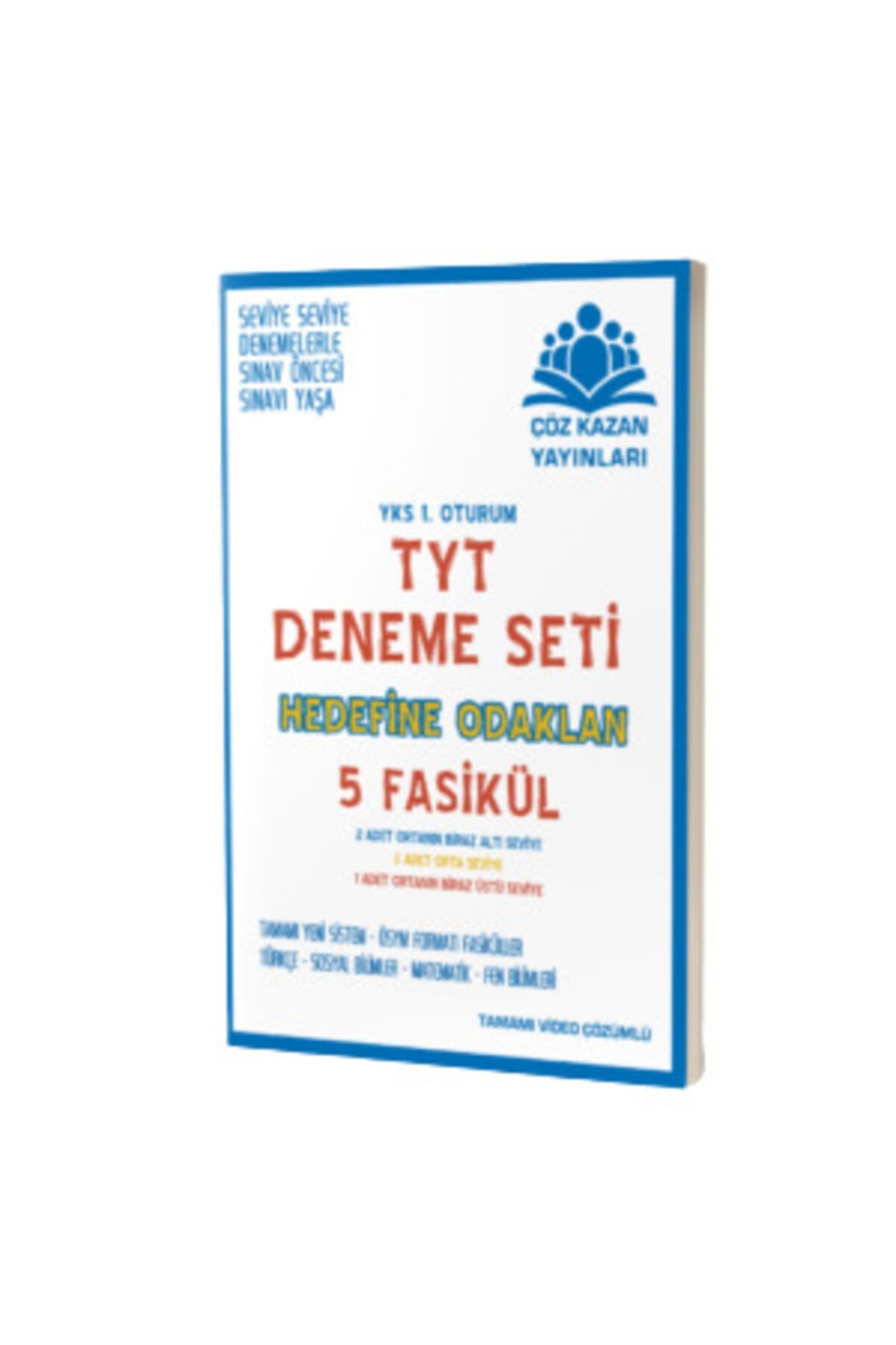 Çöz Kazan Yayınları Tyt Deneme Seti 5 Fasikül Tamamı Video Çözümlü