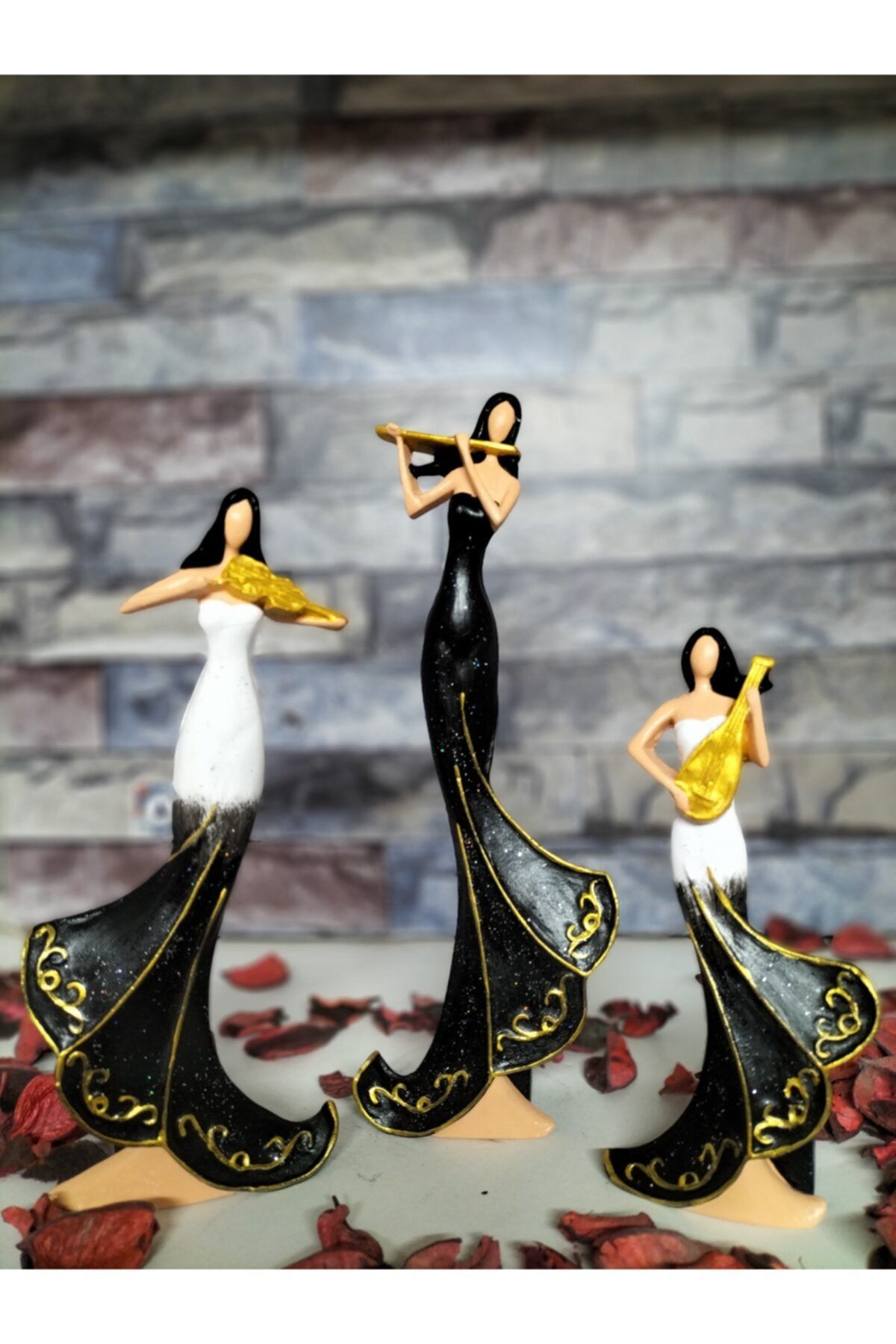 By Damla Collection Müzisyen Kızlar Üçlü Set Yeni Renkler