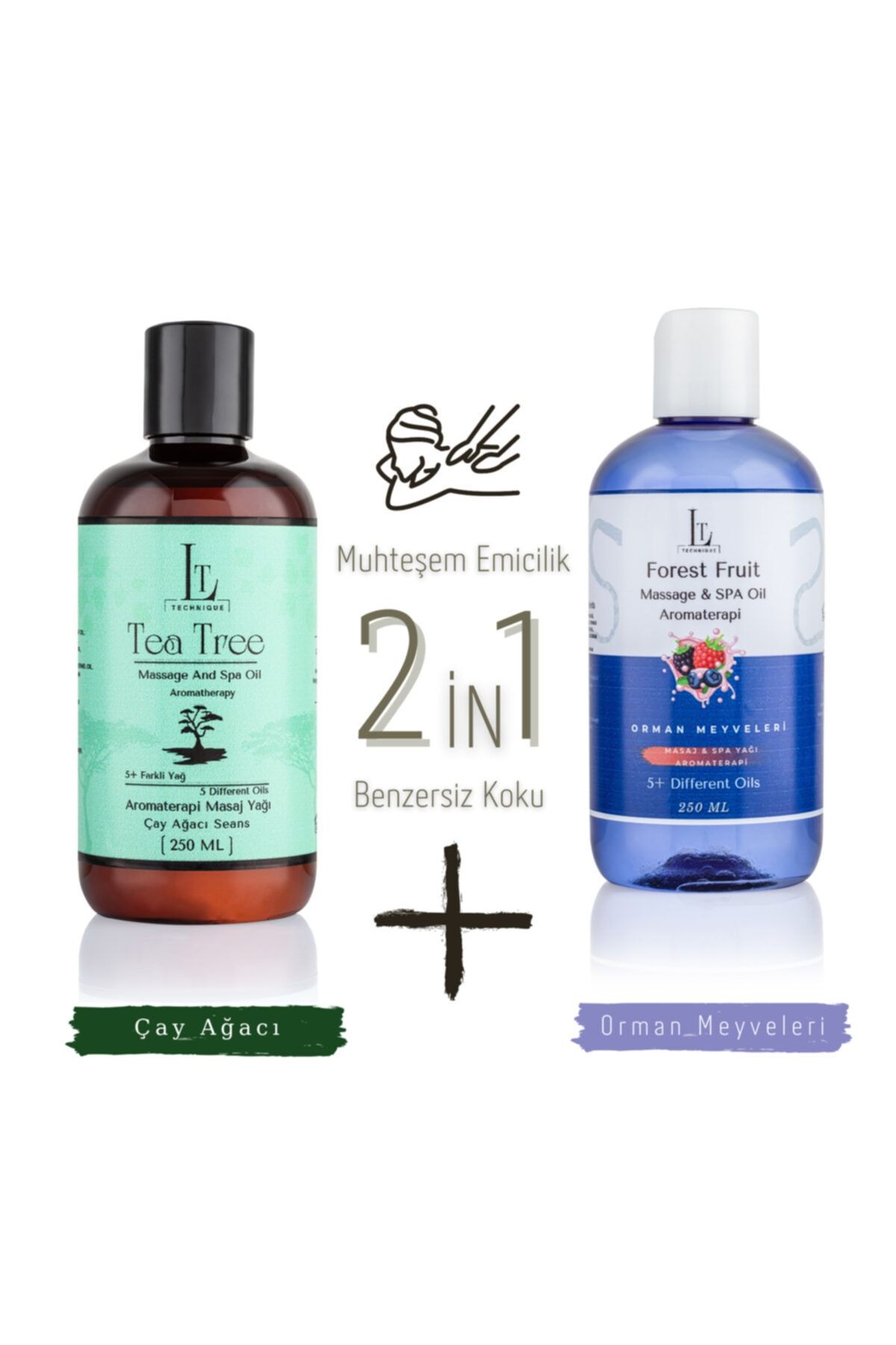 LAST TOUCH Masaj Yağı Aromaterapi 2'li Seri ( Orman Meyveleri Seans+çay Ağacı Seans )