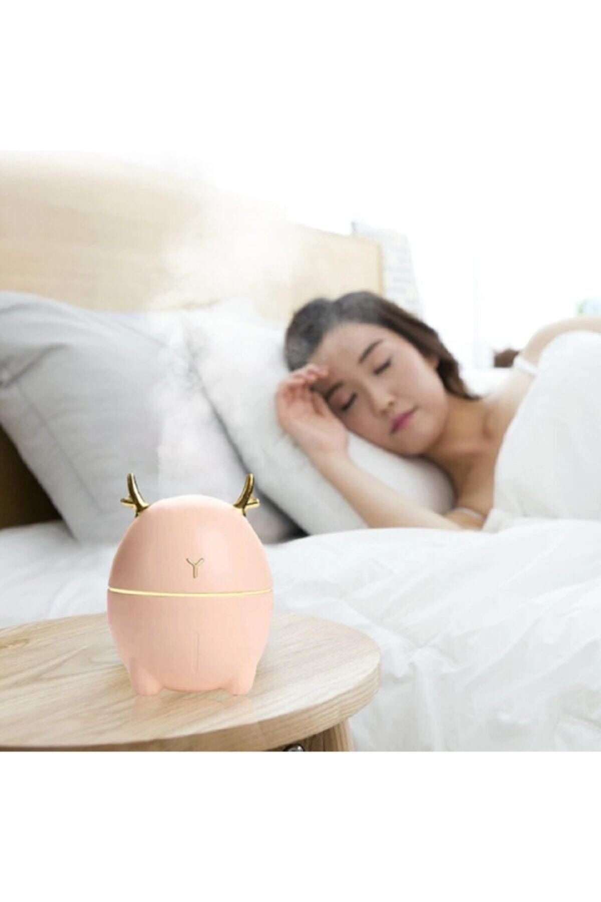 Mergetech 200 ml Hava Nemlendirme Cihazı Difüzör Cute Deer Humidifier