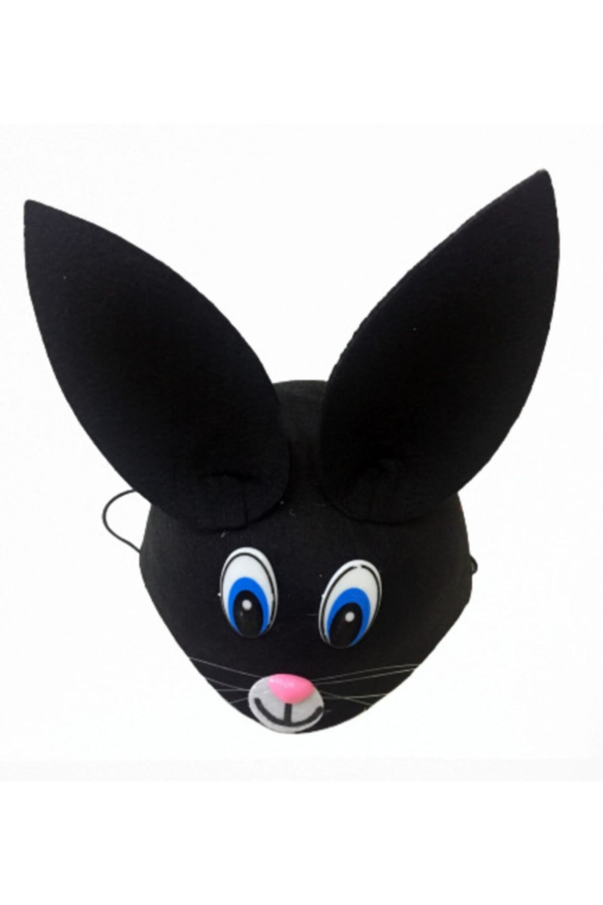 HİLALSHOP Siyah Kulaklı Çocuk Tavşan Şapkası