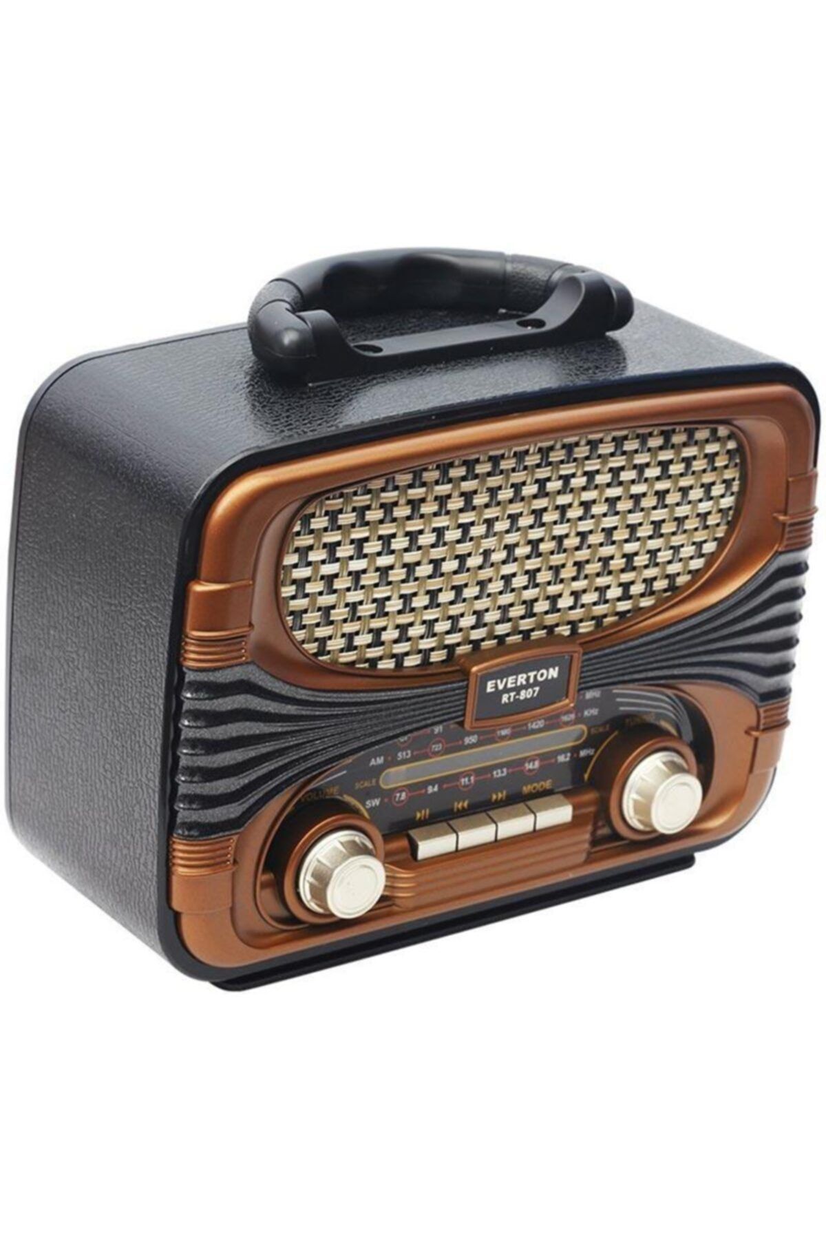 HİLALSHOP Everton Rt-807bt Usb-sd-fm-bluetooth Nostaljik Radyo