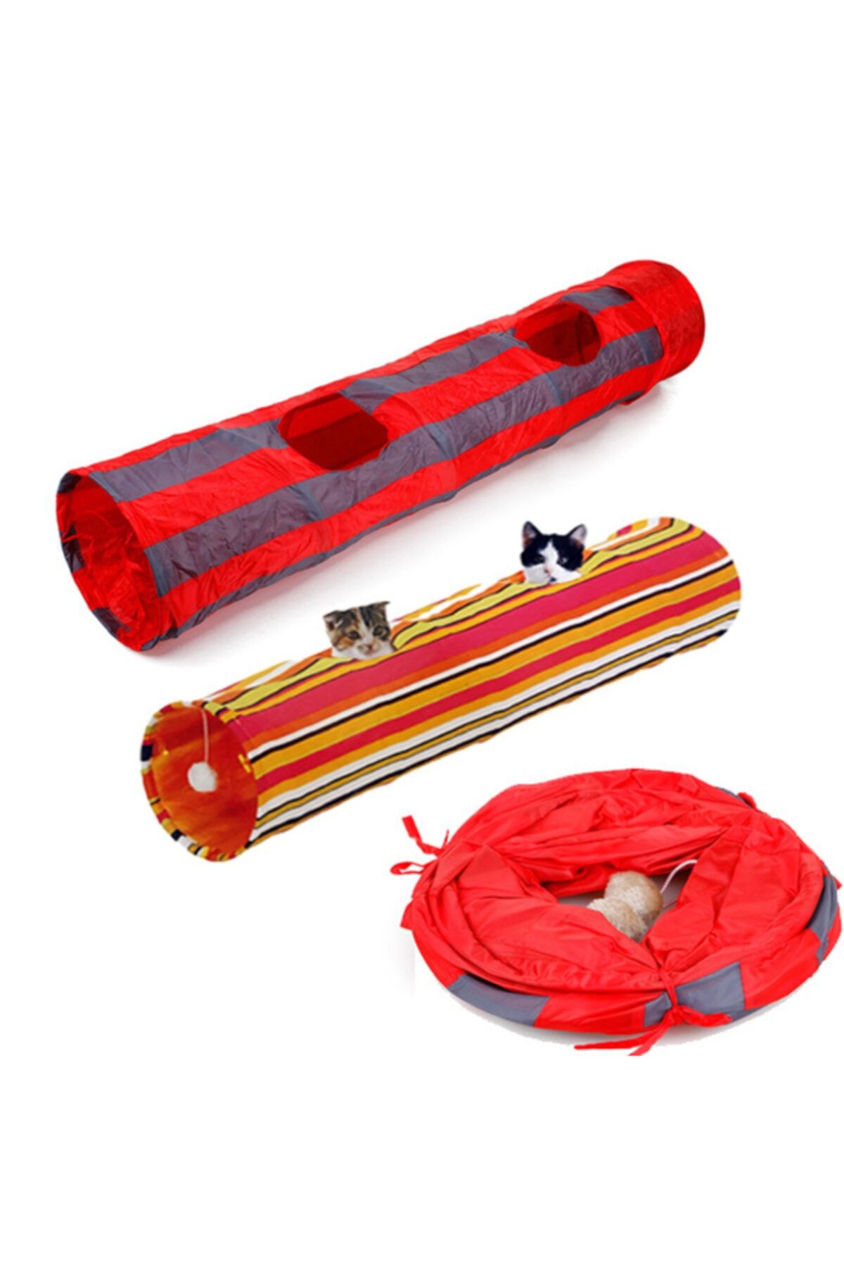 HİLALSHOP Elite Kedi Oyun Tüneli 129cm