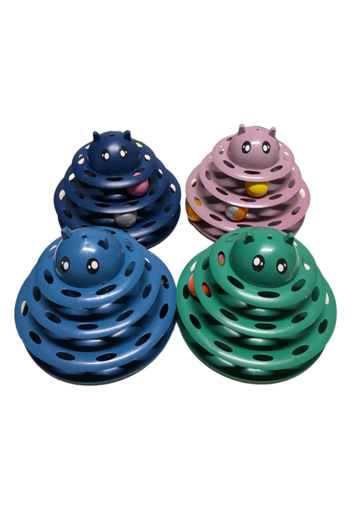 Cavint Store Toplu Yuvarlak Kedi Oyuncağı 24*13 Cm