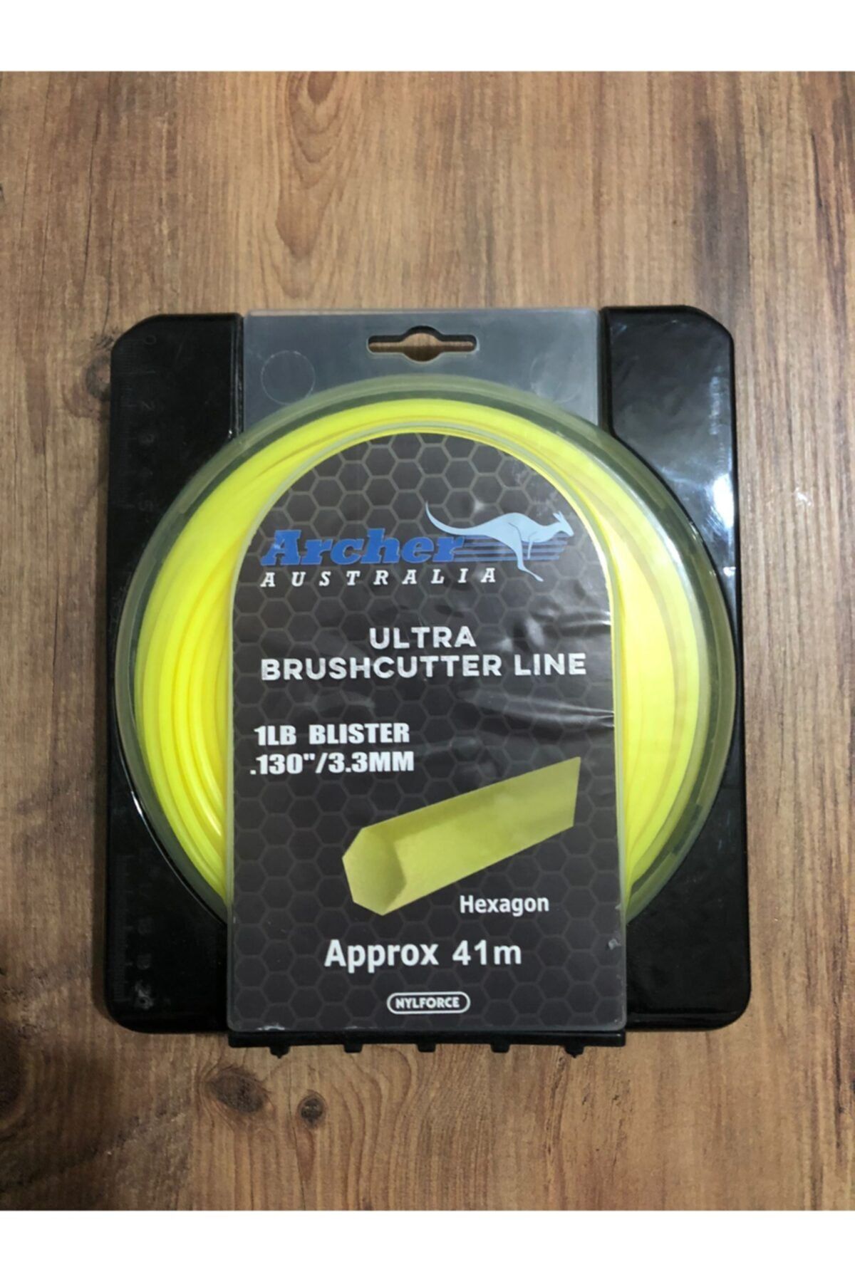 ARCHER AUSTRALIA Archer Ultra Brushcutter Lıne Tırpan Misina Ipi (altıgen) 3.3 Mm 41 Metre