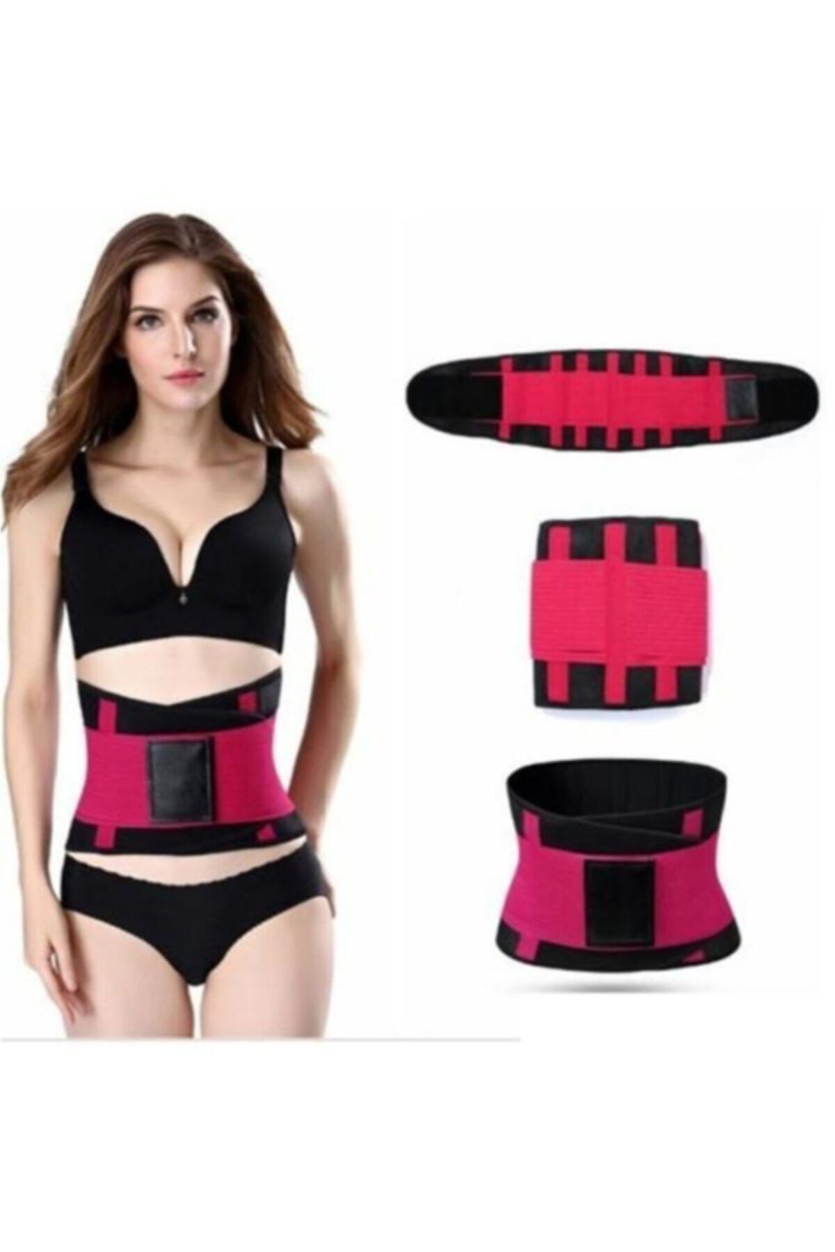 EASY TOPTAN Hot Belt Shapers Neotex Termal Sauna Kemer - Pembe
