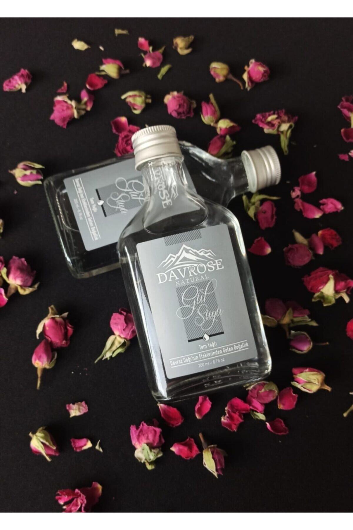 Davrose Natural Doğal Tam Yağlı Gül Suyu 200 Ml