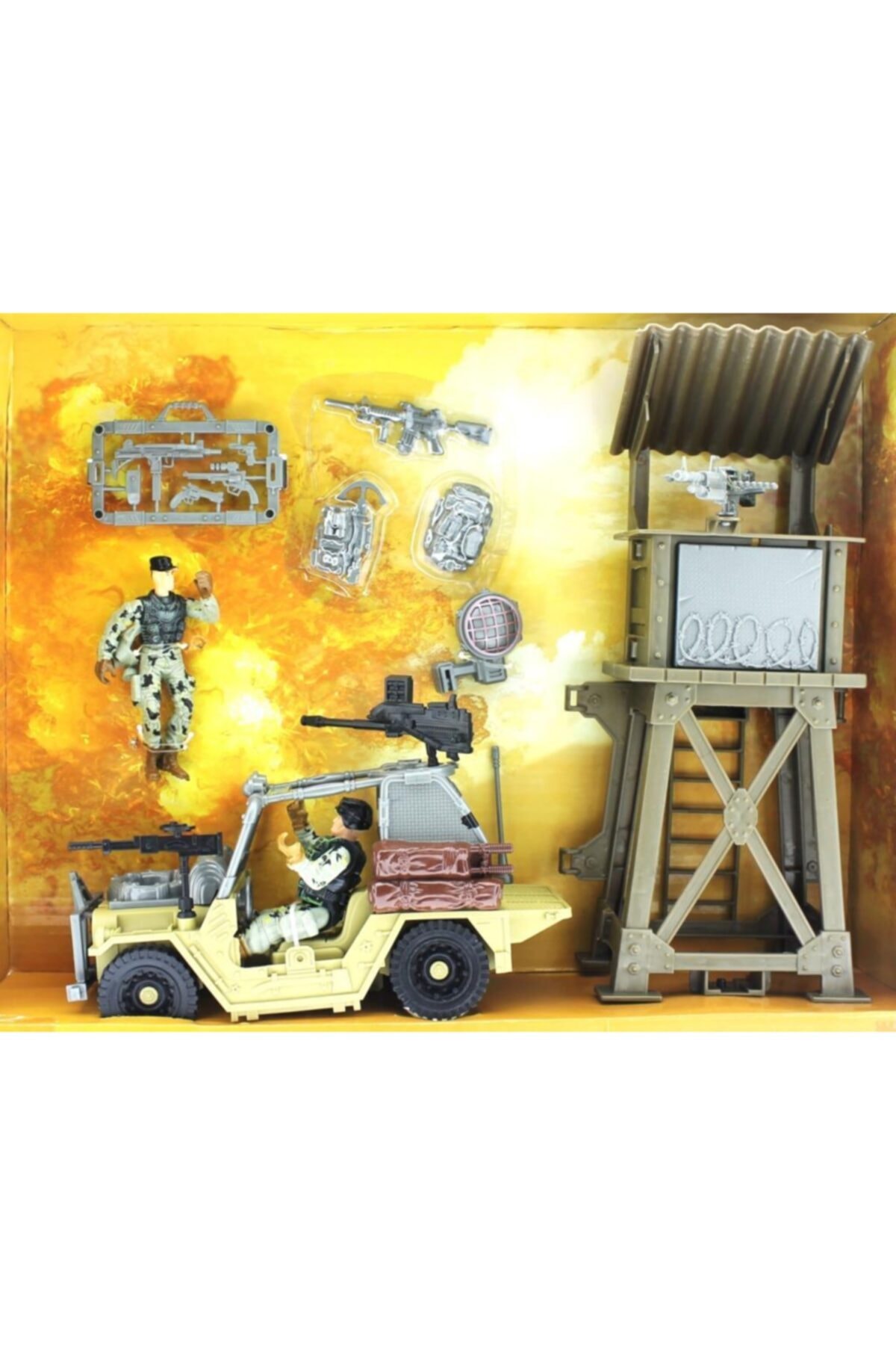 MEGA Gözcü Kuleli Askeri Oyun Seti