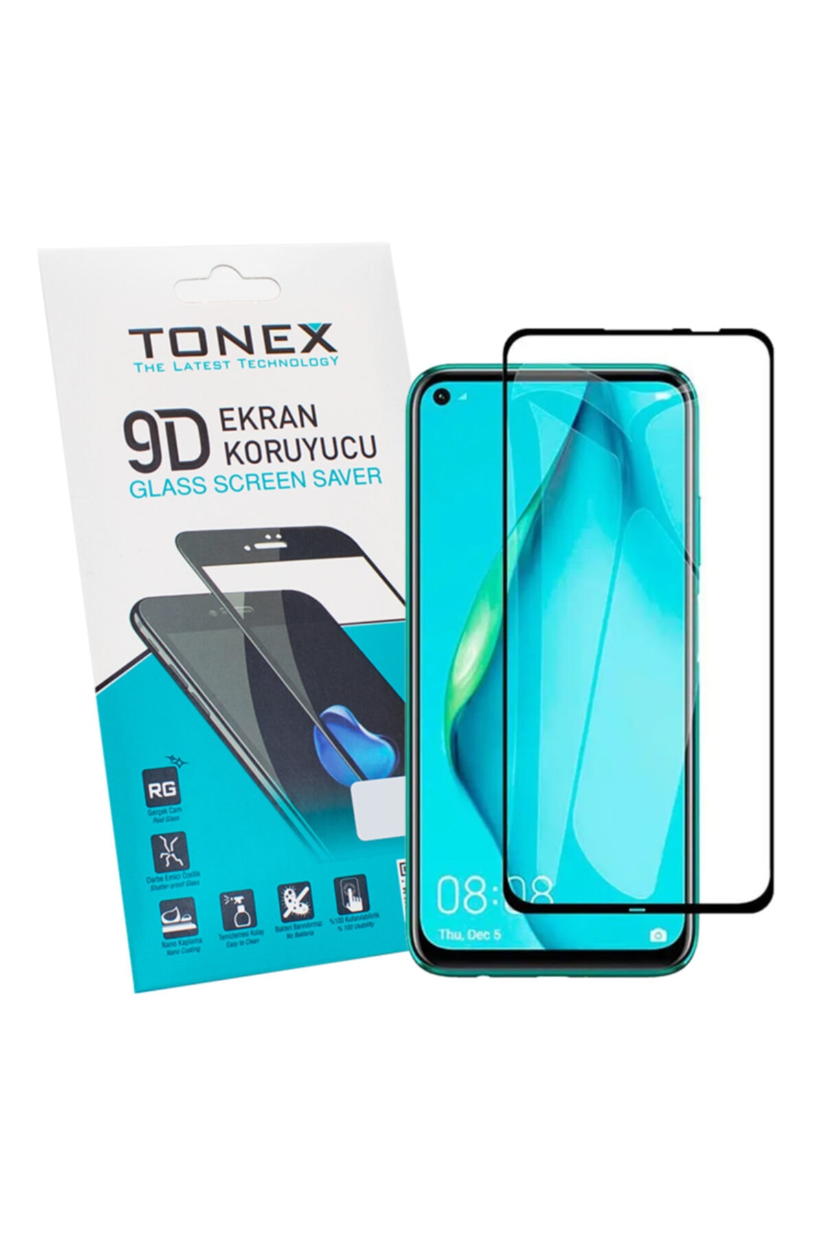 MERTER Powermaster Kırılmaz Cep Telefonu Ekran Koruyucu Huawei P40 Lıte