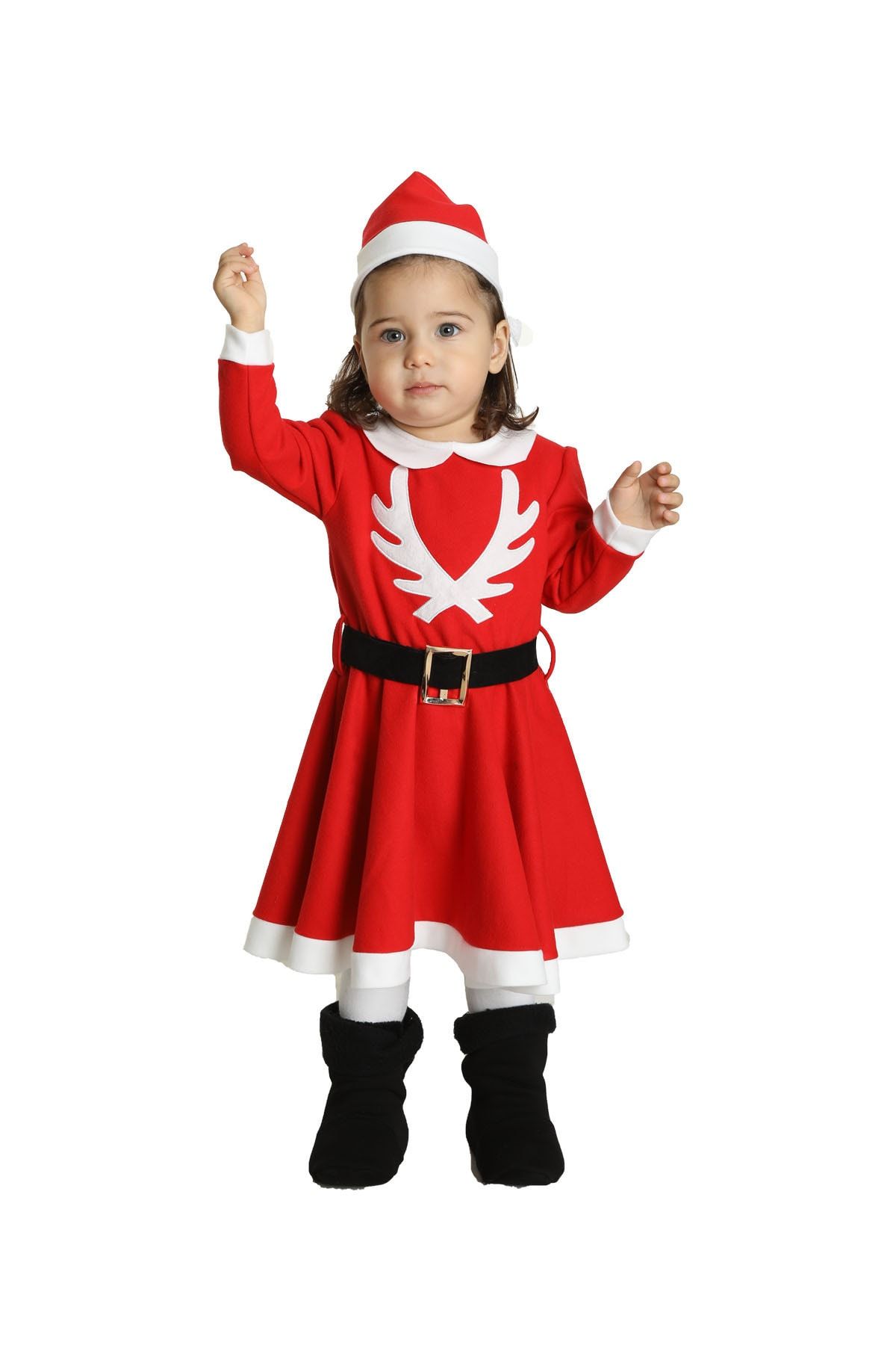 SPOT KOSTÜM Noel Anne Yeni Yıl Kız Çocuk Kostümü
