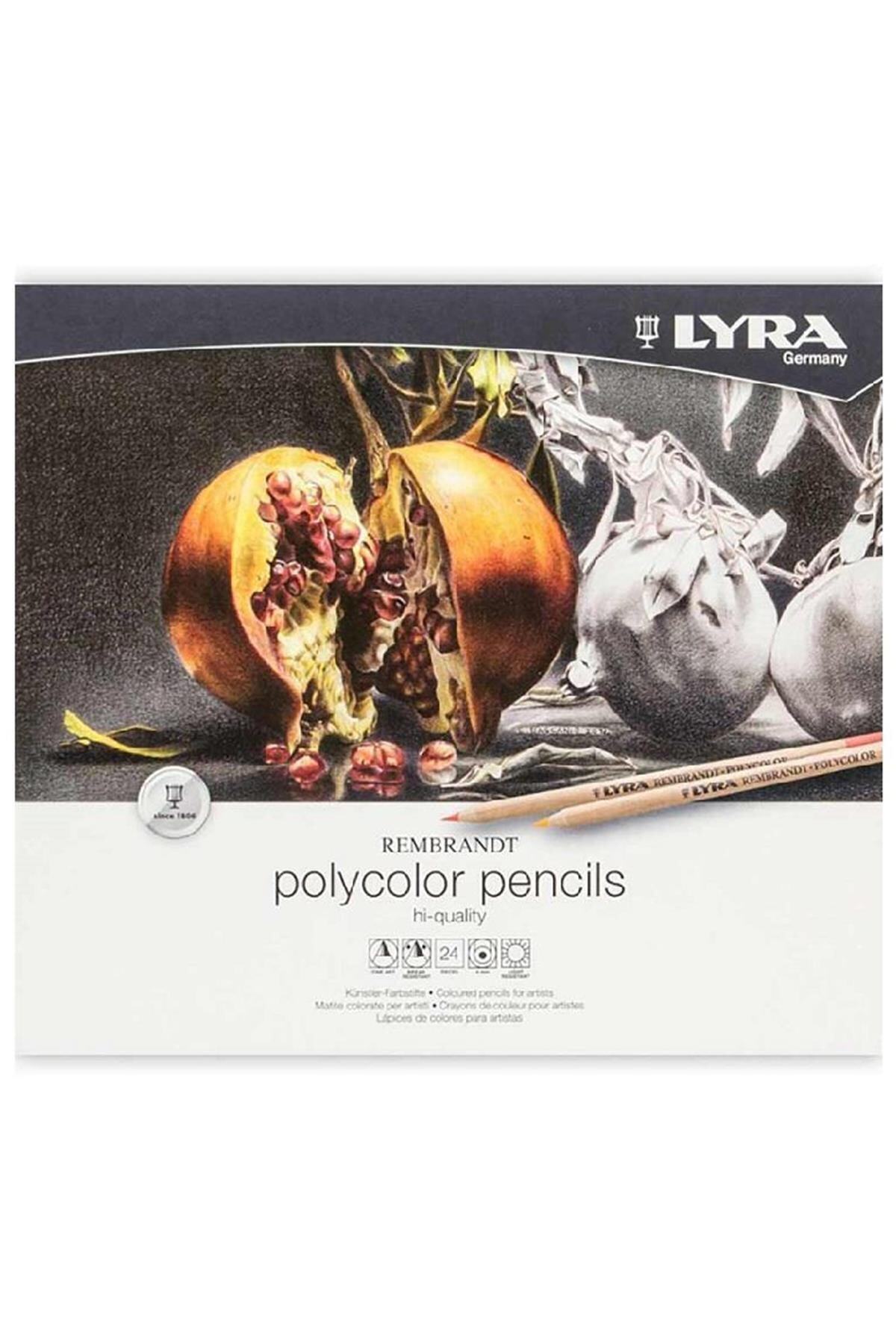 LYRA Rembrant Polycolor 24 Renk Metal Kutu