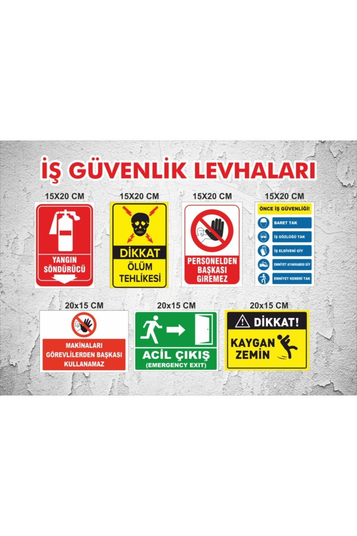 HAN DİJİTAL BASKI MERKEZİ Iş Güvenlik Levhası