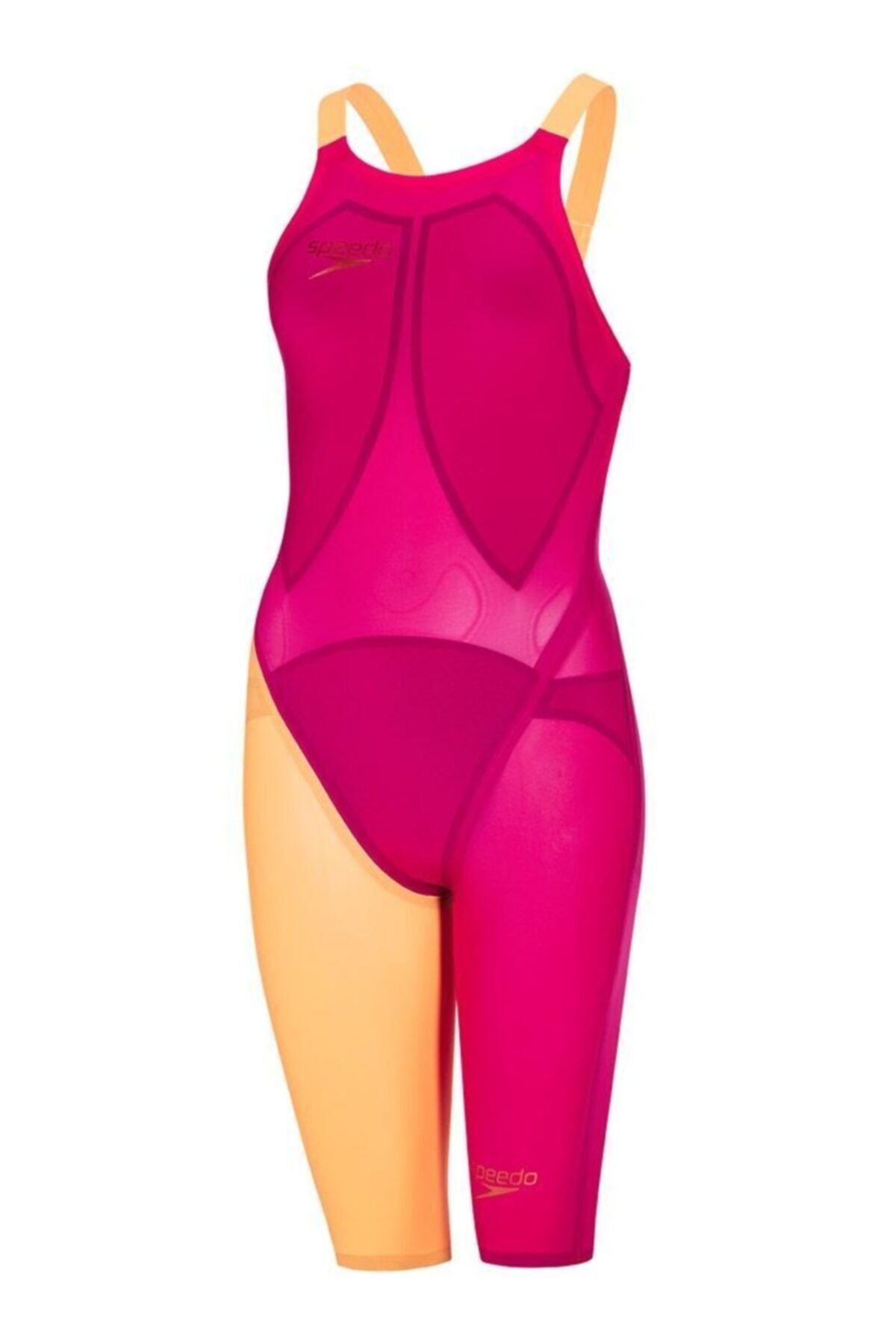 SPEEDO Lzr Elite 2 Openback Kneeskin (eflatun/turuncu)