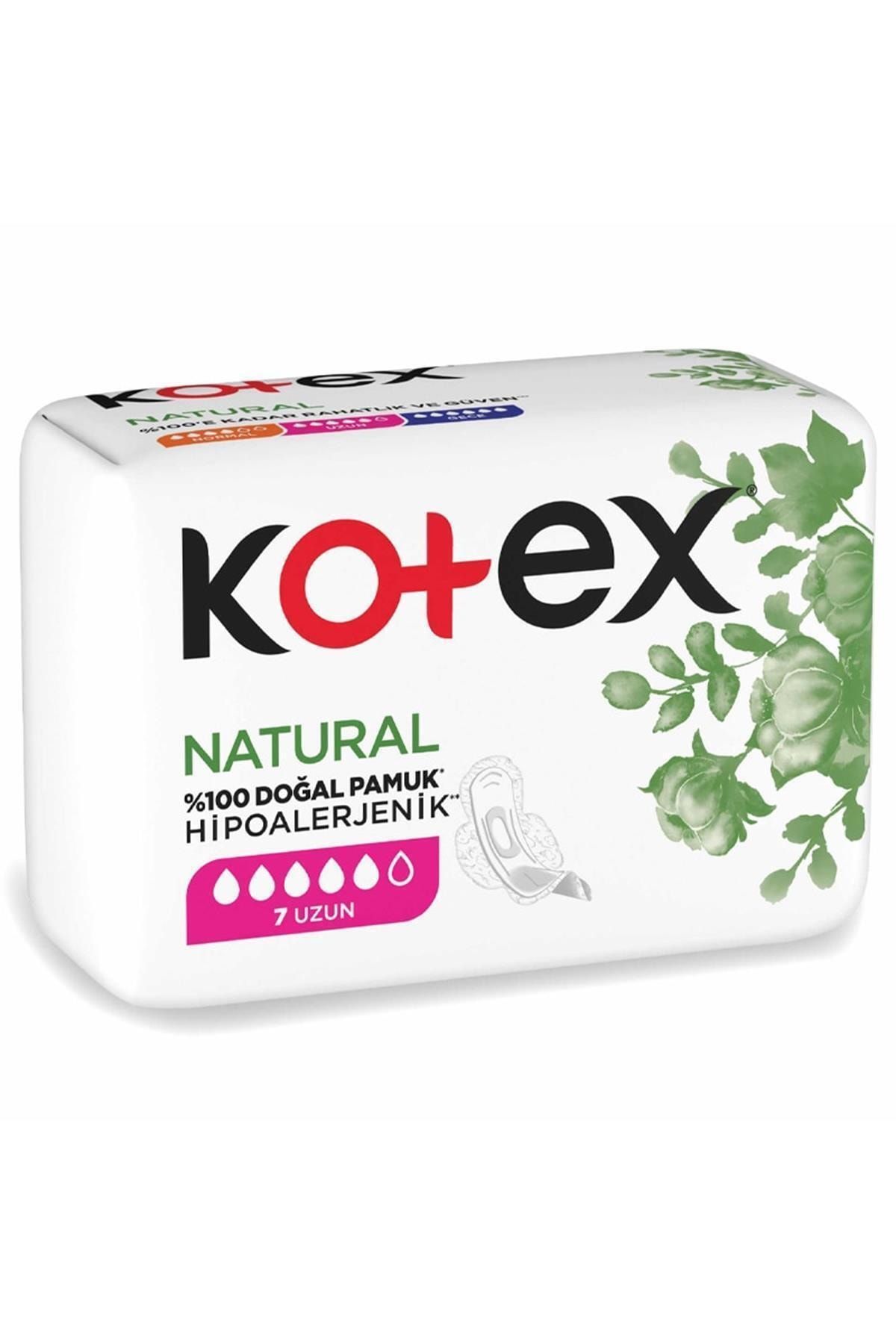 Kotex Marka: Natural Ultra Single Hijyenik Ped Uzun 7'li Kategori: Günlük Ped