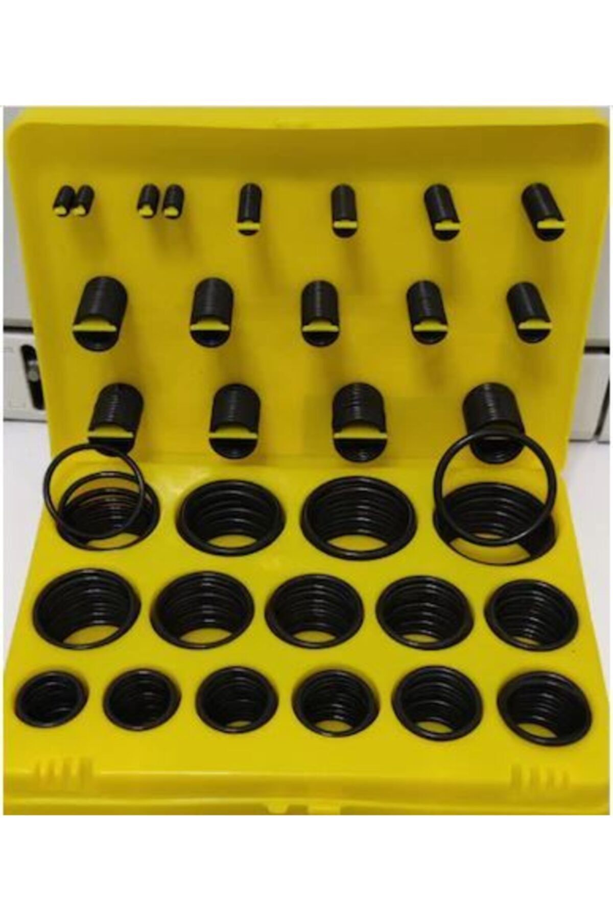 HakanTorna Oring Conta Seti Metrik (o-ring Conta Takımı) 385 Parça 90 Sh...