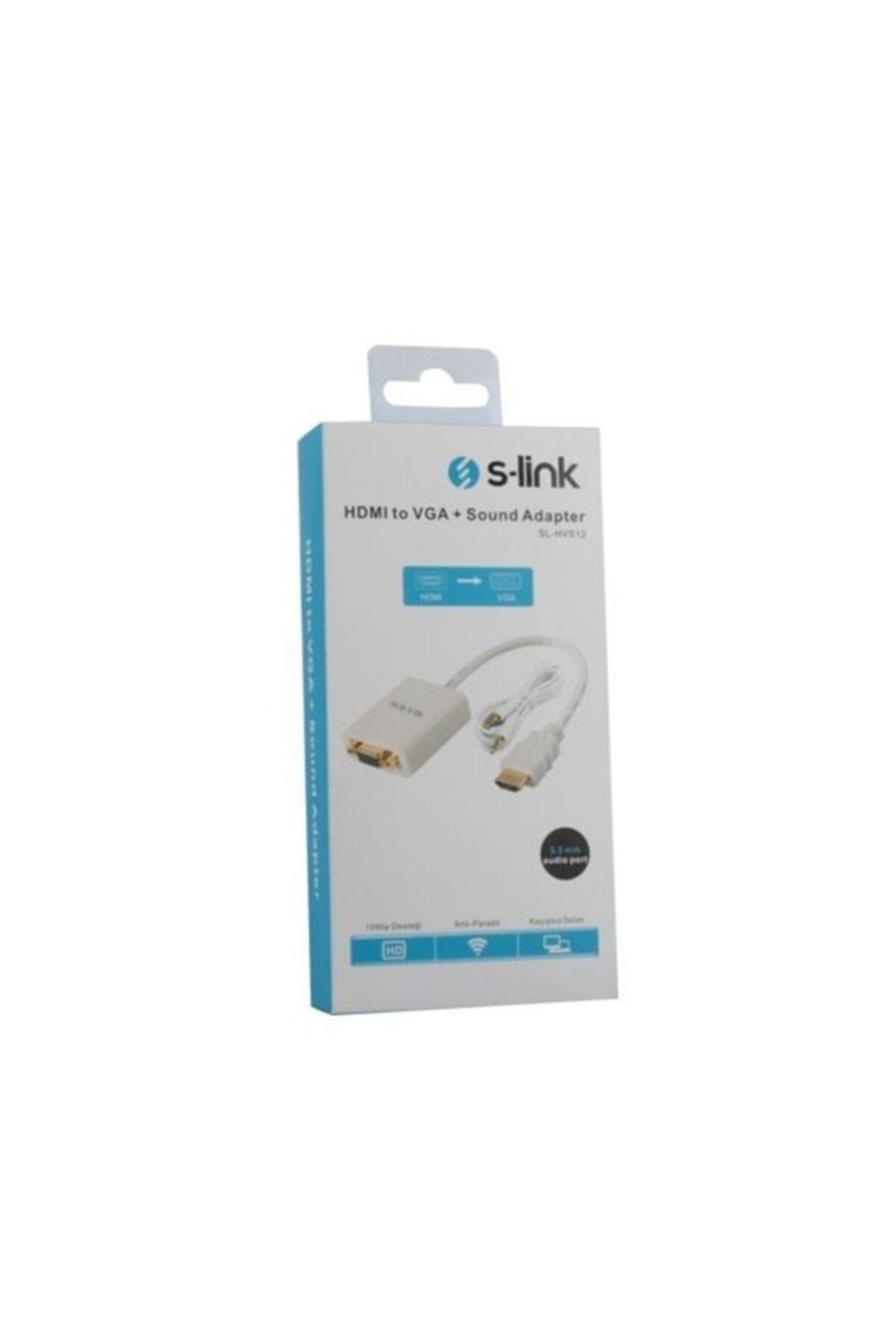 SLINK Sl-hvs12 Hdmı To Vga+audio Çevirici Adaptör