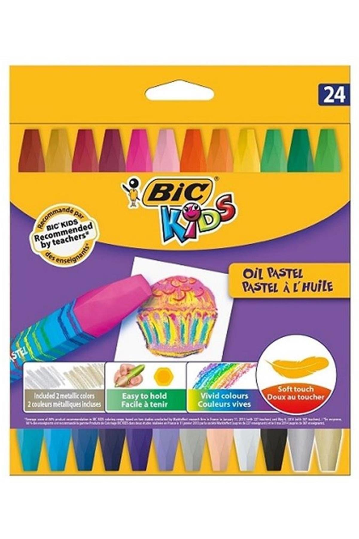 Bic Kids 24 Renk Pastel Boya 926447Pastel Boya